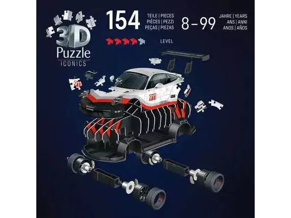Ravensburger 3D Puzzle Iconics Porsche 911 GT3 Cup