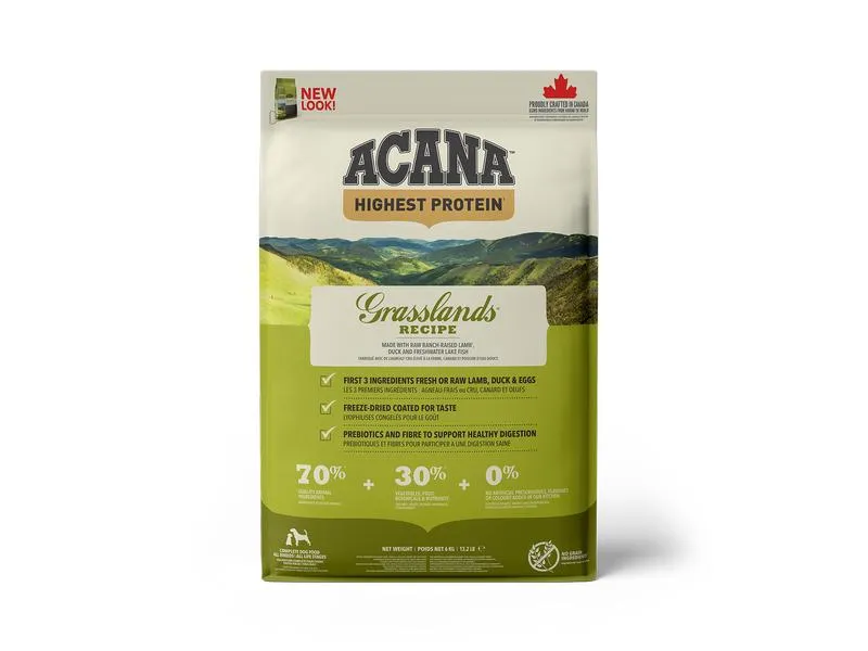 Acana Trockenfutter Regionals Grasslands Recipe, 6 kg Acana Trockenfutter Regionals Grasslands Recipe, 6 kg