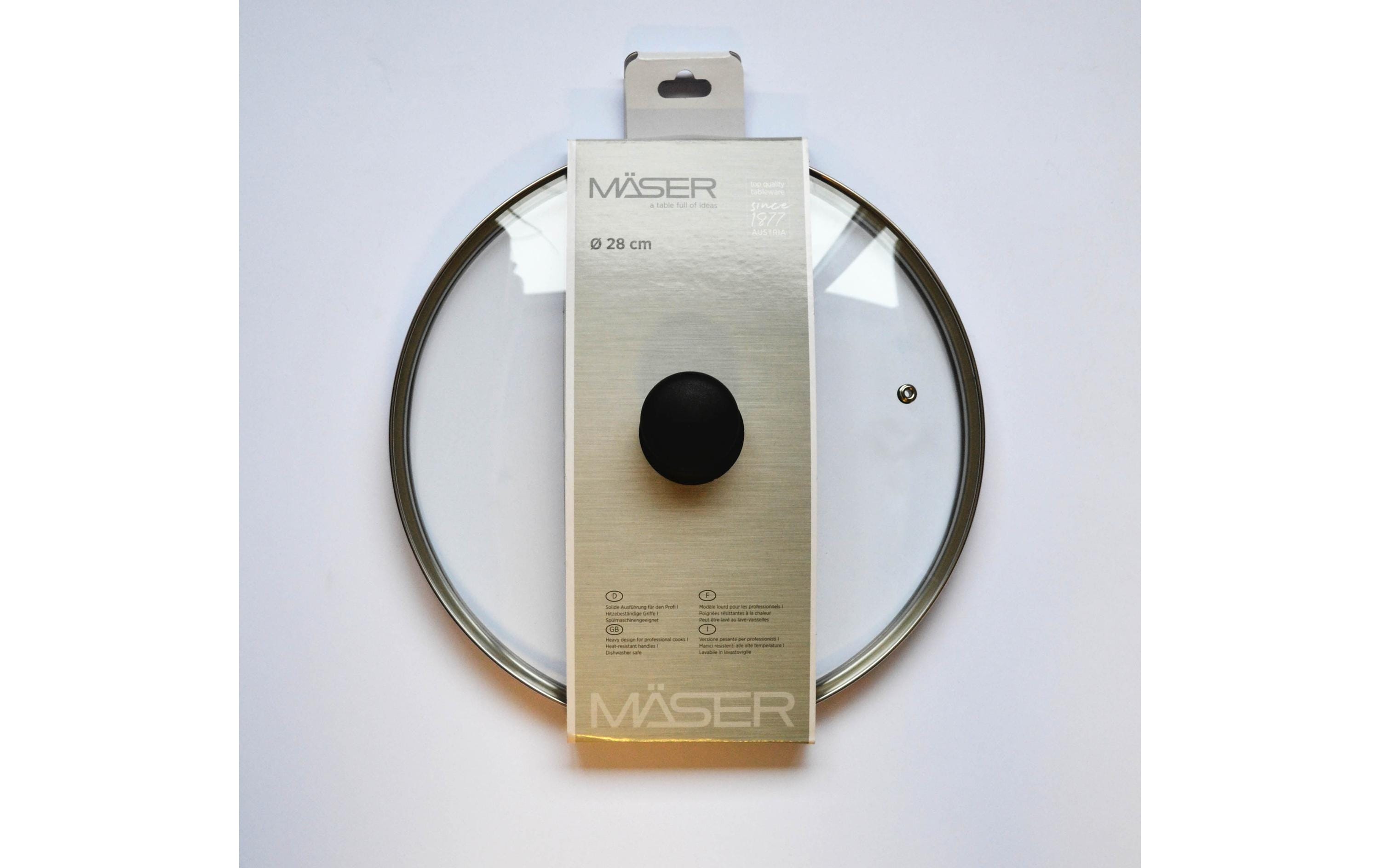 Mäser Pfannendeckel 28 cm, Transparent