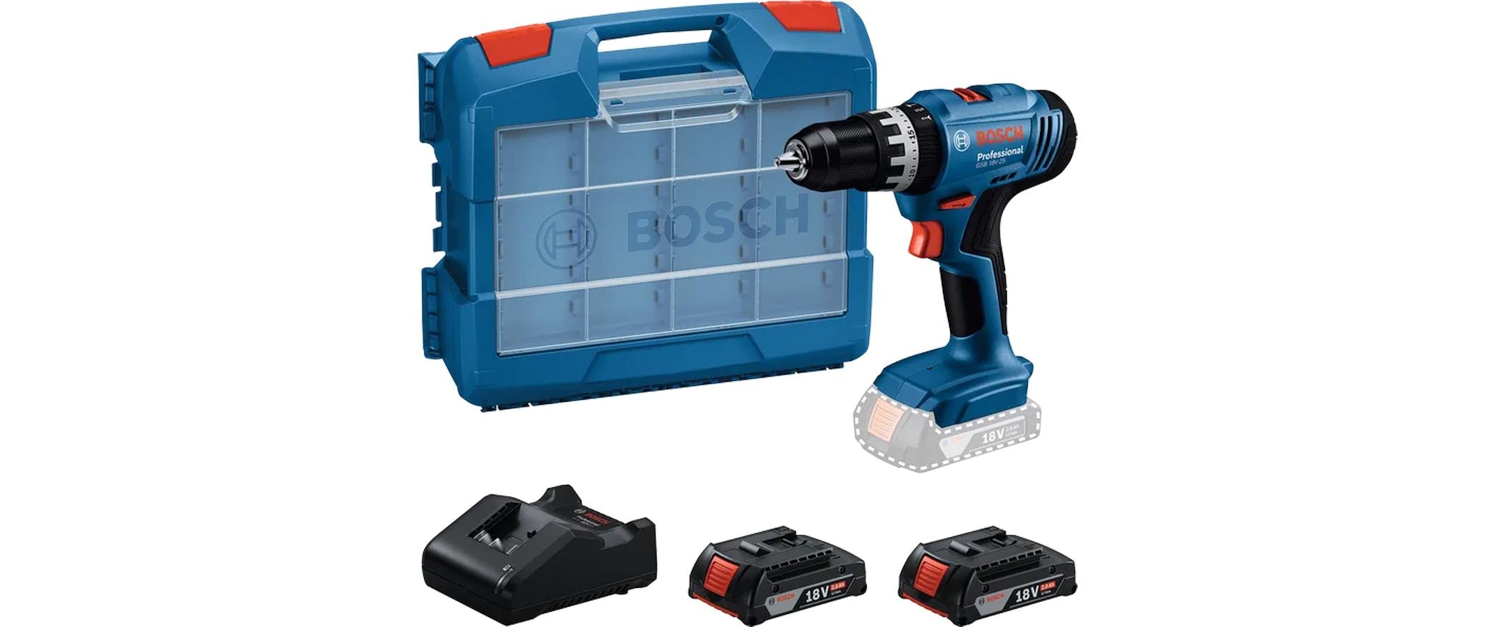 Bosch Professional Akku-Schlagbohrschrauber GSB 18 V-25