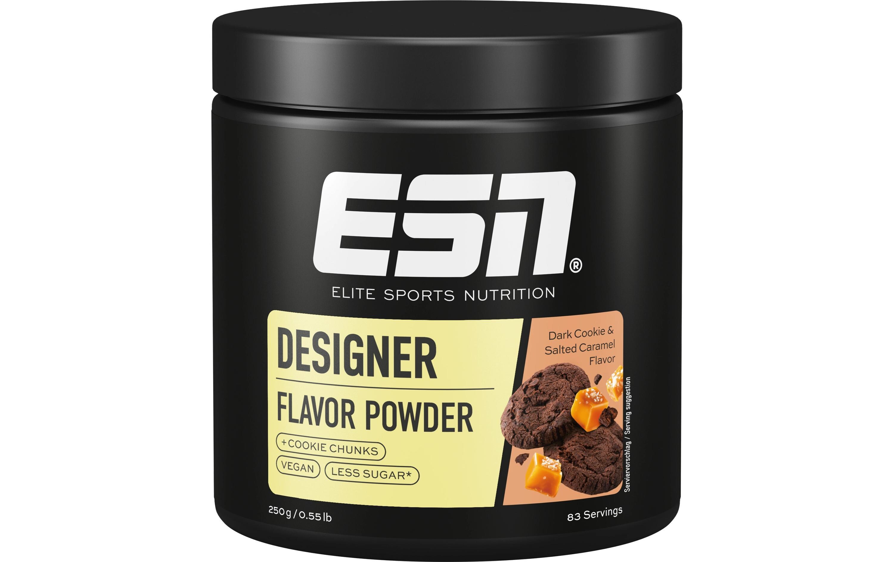 ESN Designer Flavor Powder Dark Cookie & Salted Caramel, 250 g