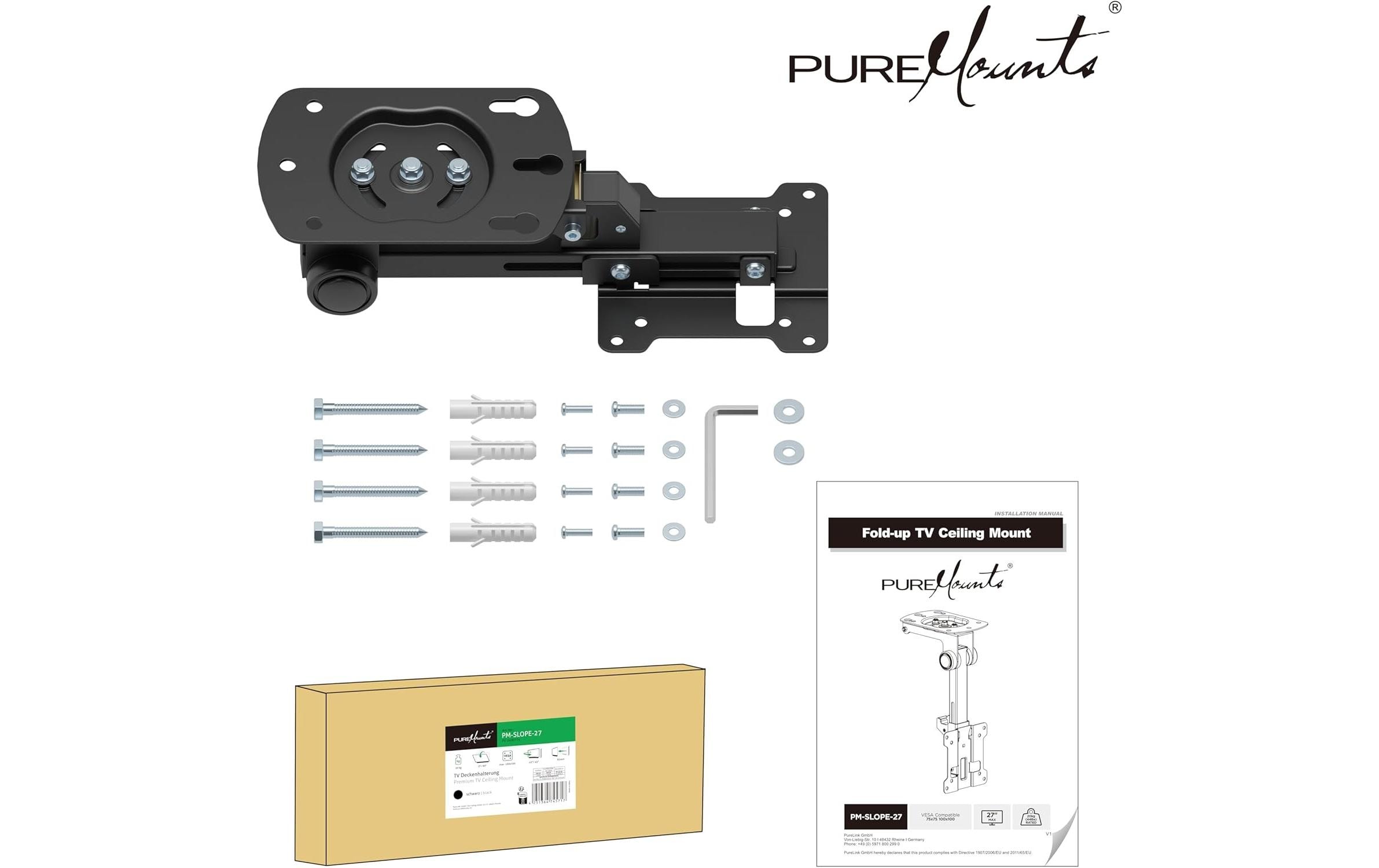 PureMounts Deckenhalterung PM-SLOPE-27