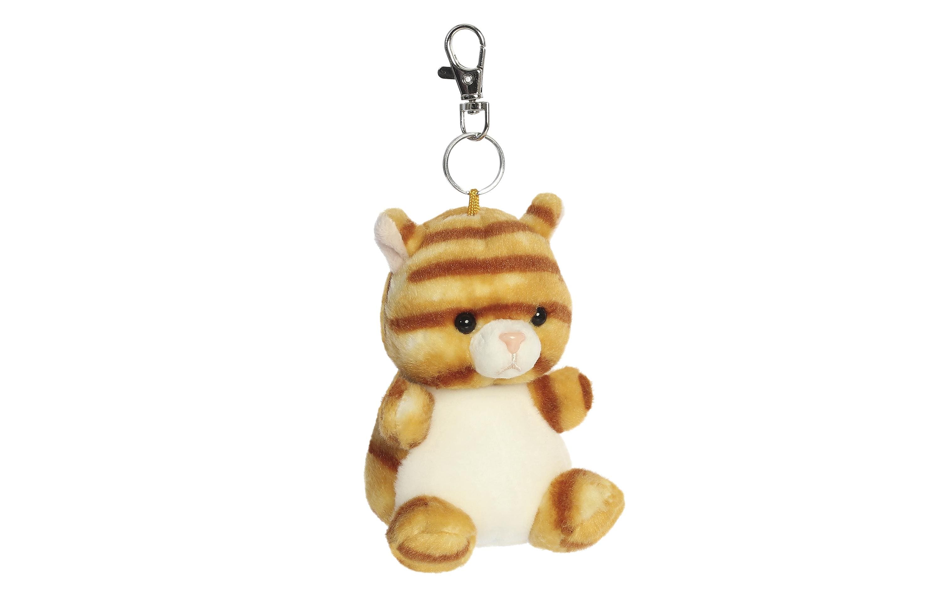 AURORA Schlüsselanhänger Palm Pals Meow Kitty 10 cm, Orange, Weiss