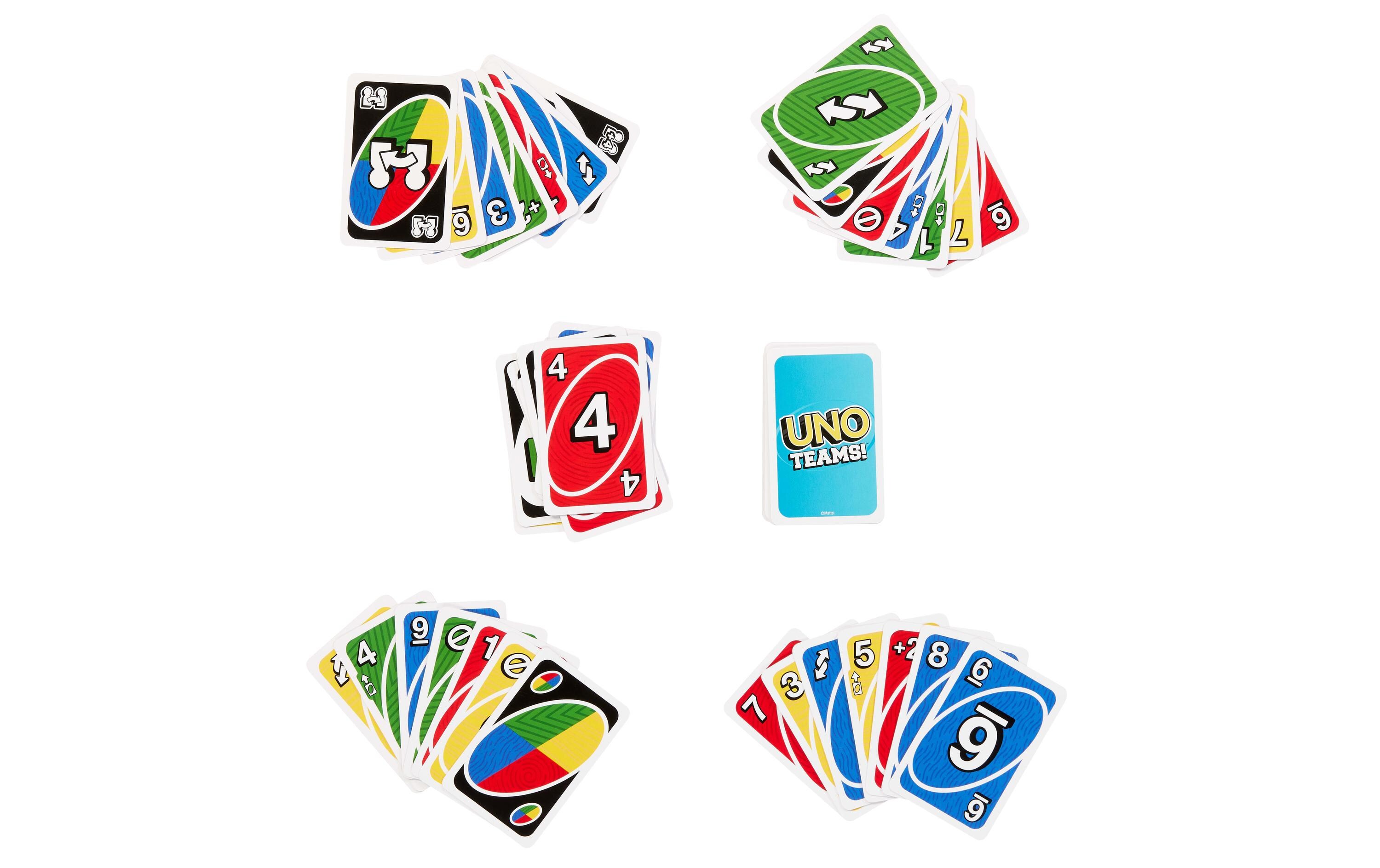 Mattel Spiele Kartenspiel UNO Teams