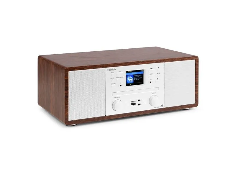 Audizio Avola-WHT DAB+/FM Radio mit BT u. CD, WLAN, Weiss Audizio Avola-WHT DAB+/FM Radio mit BT u. CD, WLAN, Weiss