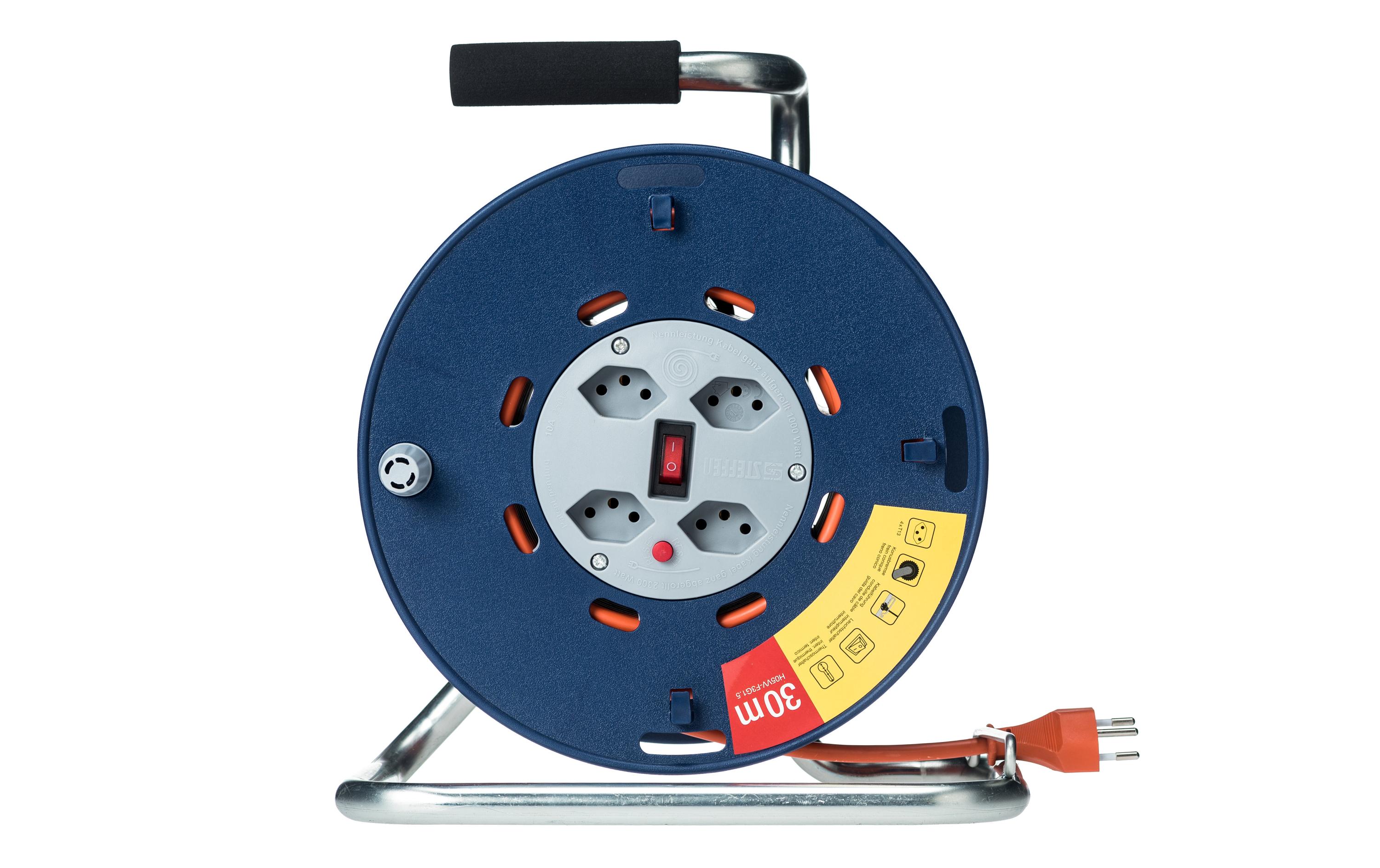 STEFFEN Kabelrolle STERO LOOP 30 m STEFFEN Kabelrolle STERO LOOP 30 m