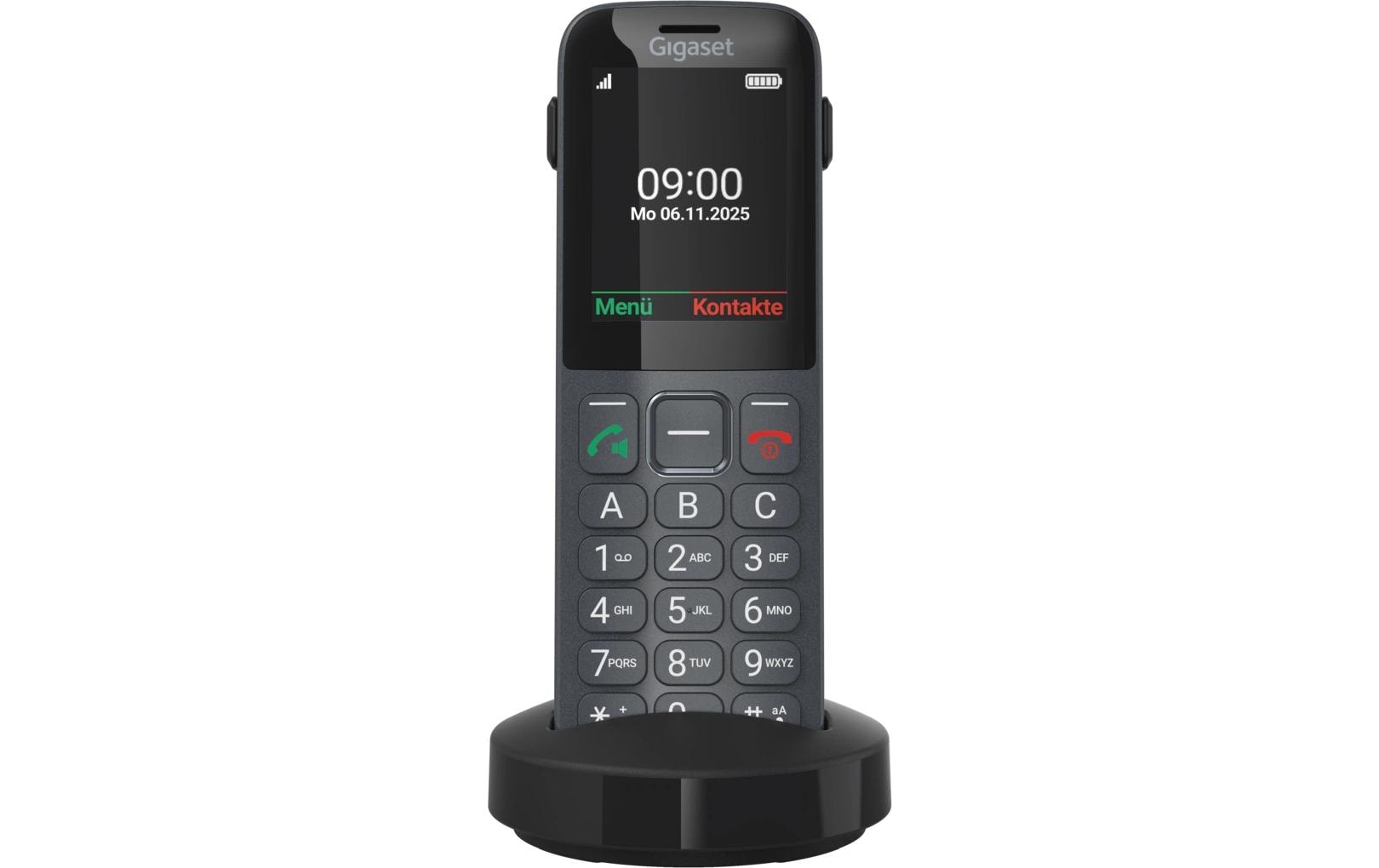 Gigaset Schnurlostelefon Comfort 600 SIM Schwarz/Grau Gigaset Schnurlostelefon Comfort 600 SIM Schwarz/Grau