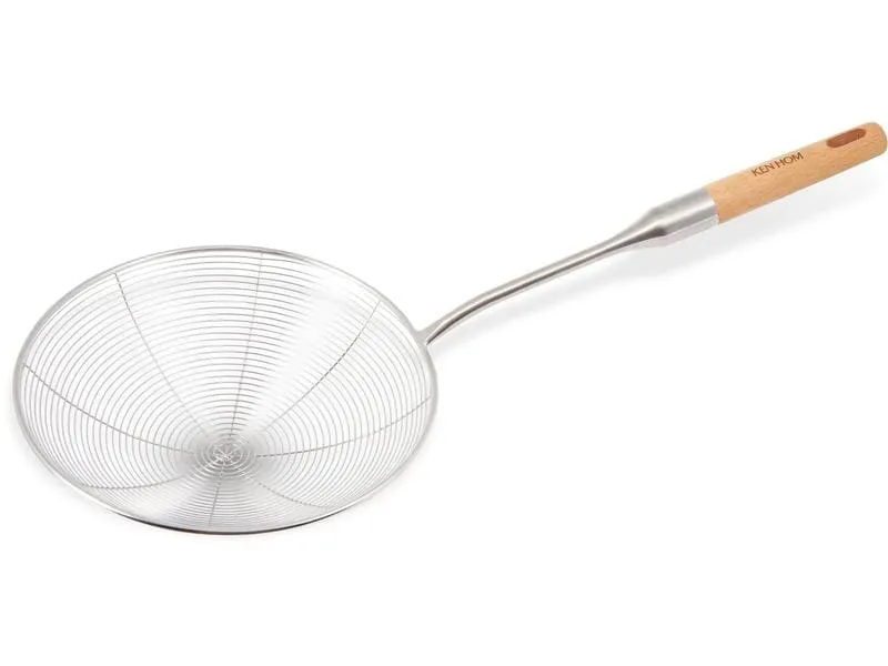 Ken Hom Abgiesssieb Hellbraun/Silber Ken Hom Abgiesssieb Hellbraun/Silber
