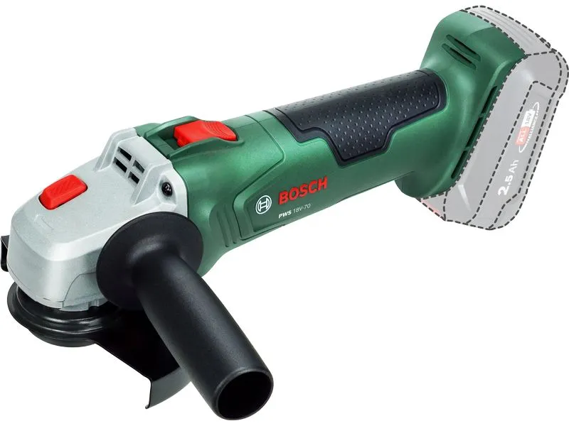 Bosch Winkelschleifer PWS 18 V-70 125 mm