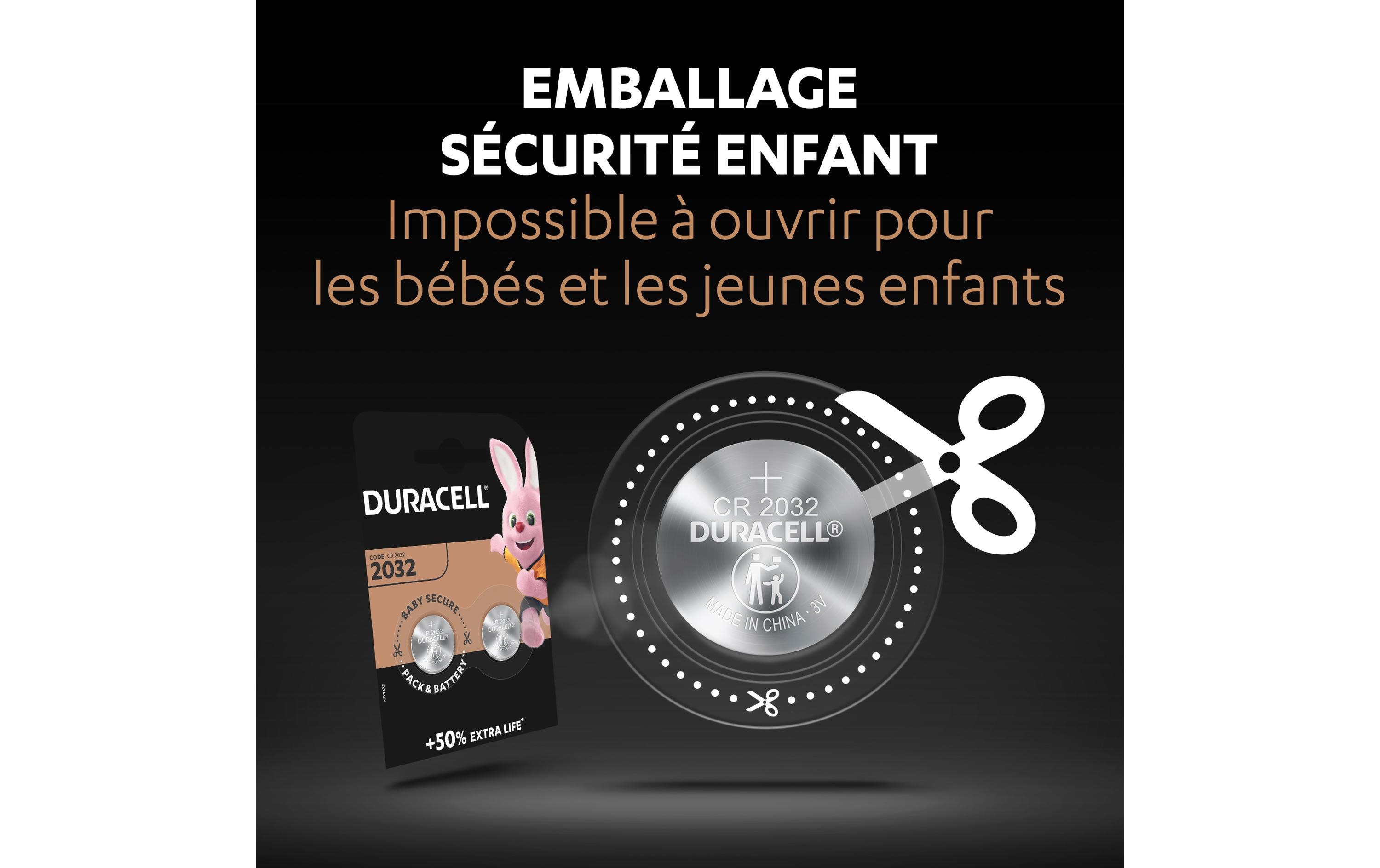 Duracell Knopfzelle Lithium CR2032 2 Stück