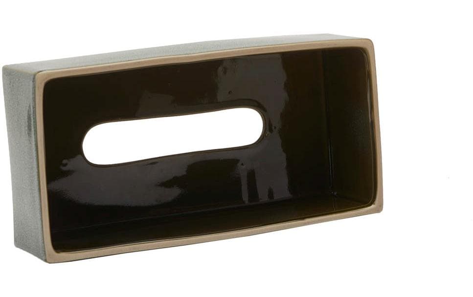 Aquanova Kosmetiktuchbox Ugo Grün, Steingut