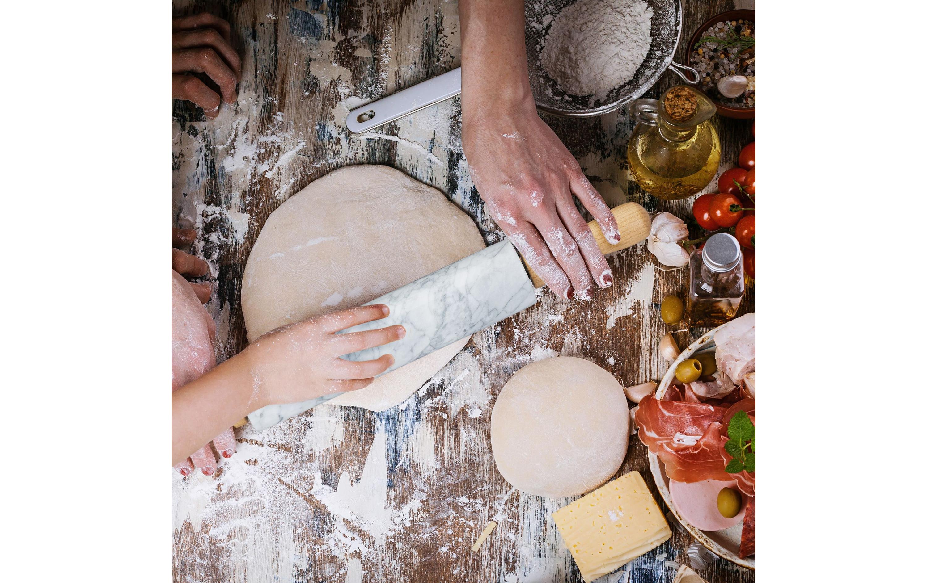 relaxdays Wallholz Nature/Weiss