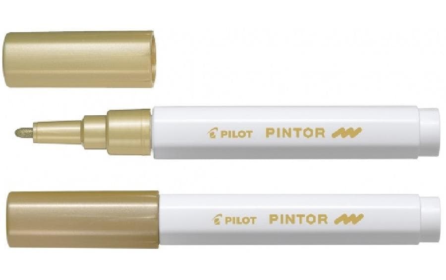 Pilot Permanent-Marker Pintor Fein Metallic Gold