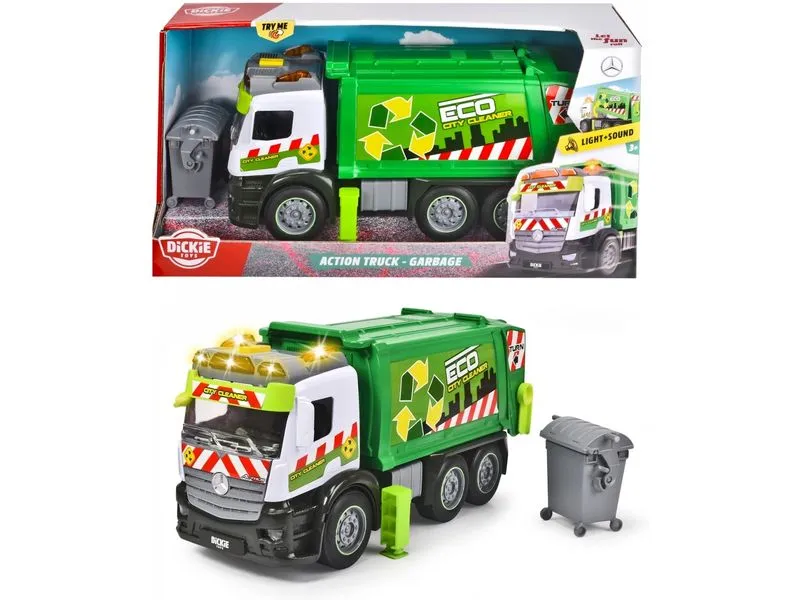 Dickie Toys Action Truck Garbage Dickie Toys Action Truck Garbage
