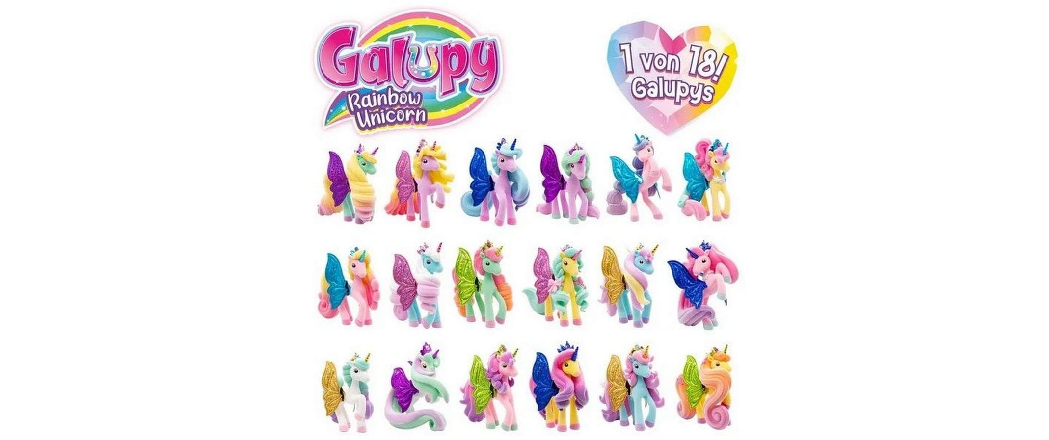 Craze Regenbogen-Einhorn Spielzeugfigur Assortiert