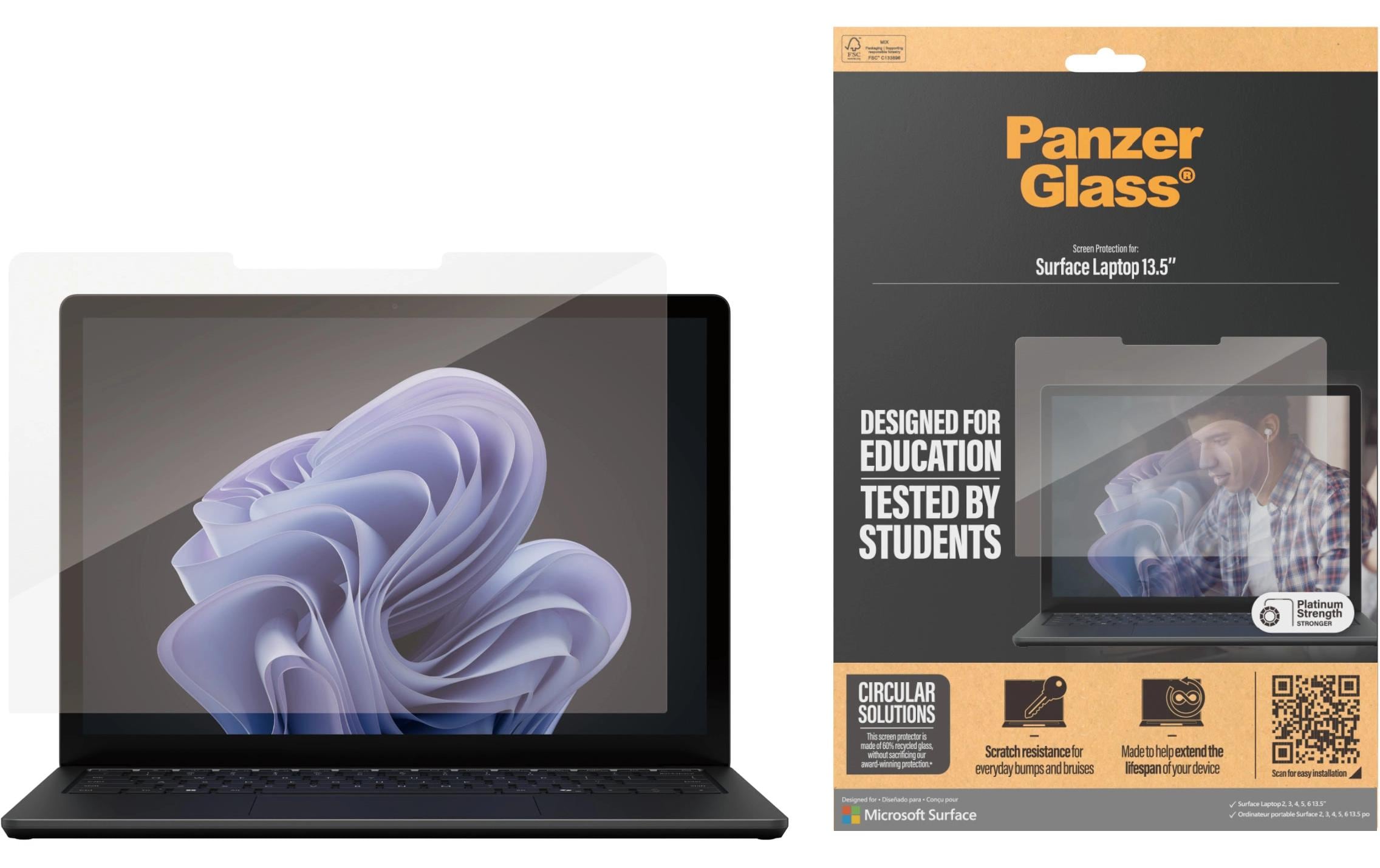 Panzerglass Bildschirmfolie Surface Laptop 13.5 2 / 3 / 4 / 5 / 6