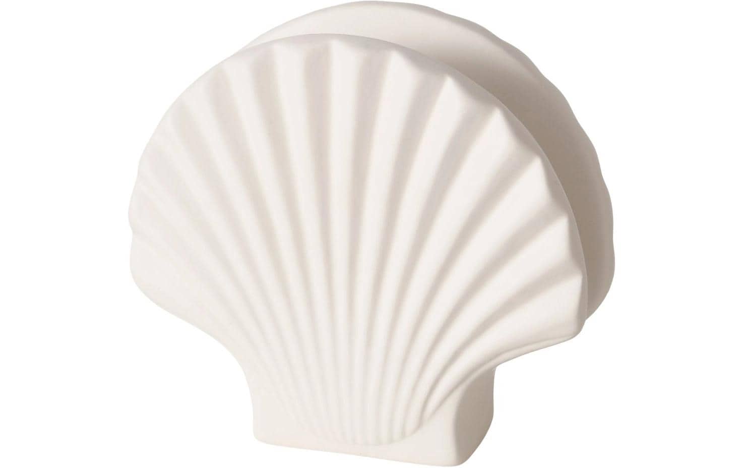 Boltze Serviettenhalter Muschel Lamira, Weiss