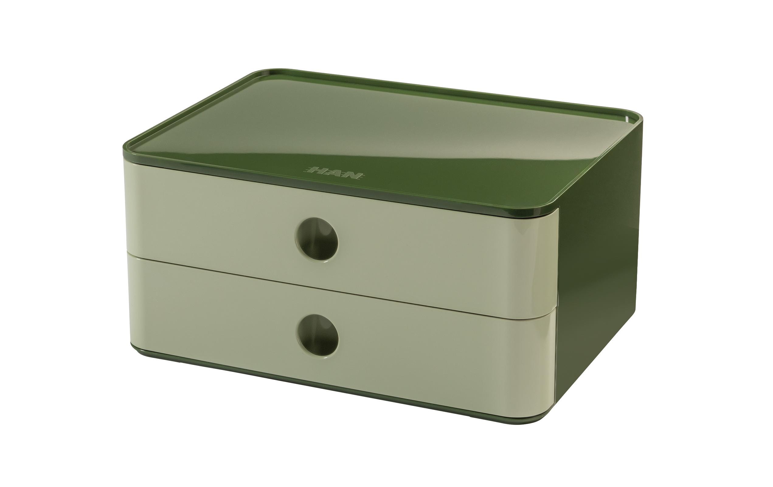 HAN Schubladenbox Allison Smart-Box Plus 2 Schubladen, Hellgrün
