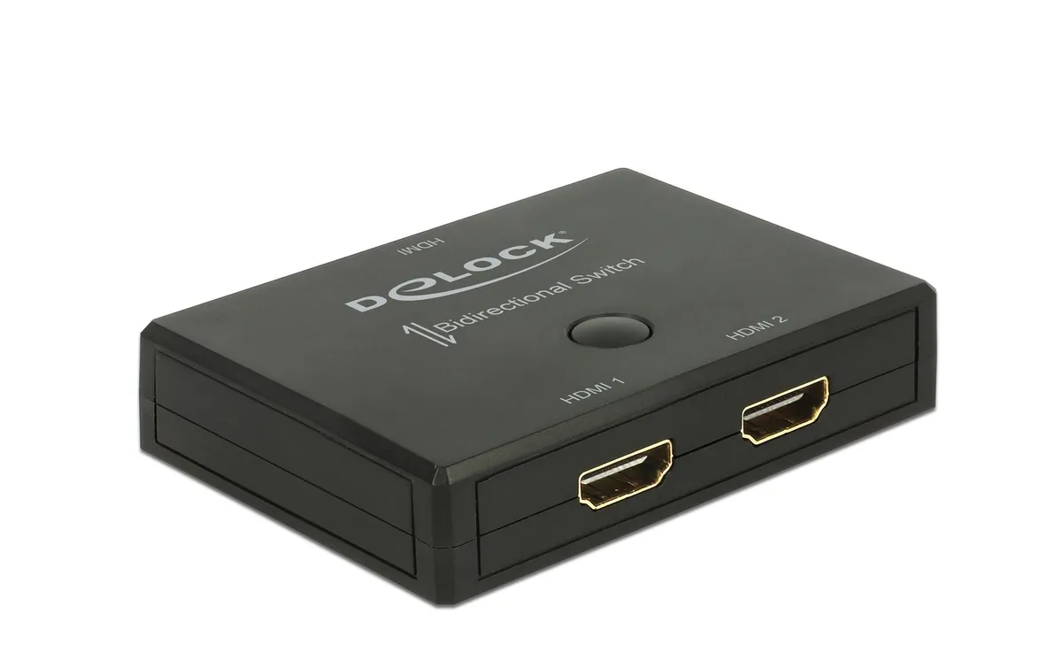 Delock Umschalter 2in-1Out, 1in-2out HDMI 4K/60Hz, Bidirektional Delock Umschalter 2in-1Out, 1in-2out HDMI 4K/60Hz, Bidirektional