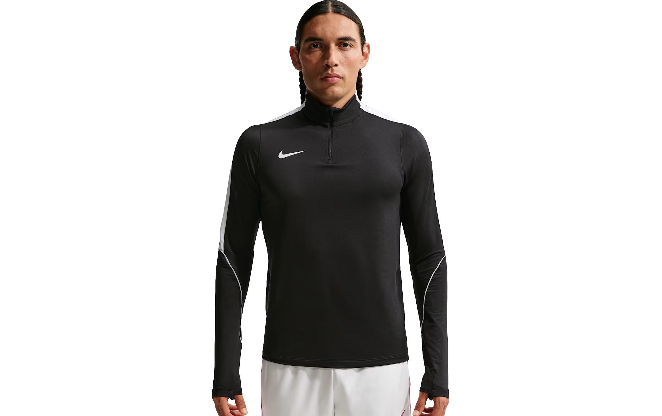 NIKE Fussball-Drill-Oberteil Strike Dri-FIT Schwarz/Weiss, S