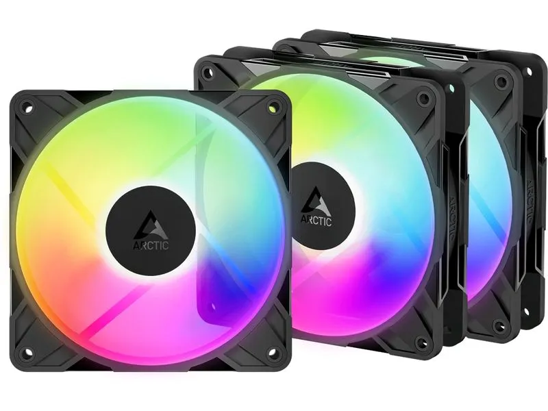 Arctic Cooling PC-Lüfter P12 Pro Revers ARGB 120 x 120 x 25 mm, 3 Stück Arctic Cooling PC-Lüfter P12 Pro Revers ARGB 120 x 120 x 25 mm, 3 Stück