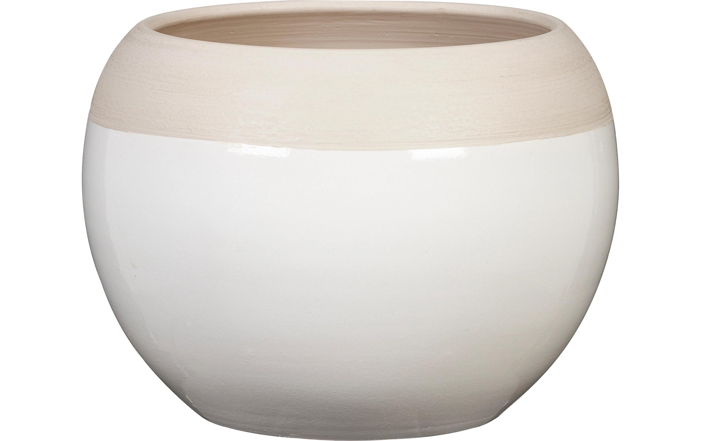 scheurich Blumentopf Blanco 718, 17.5 cm, Weiss