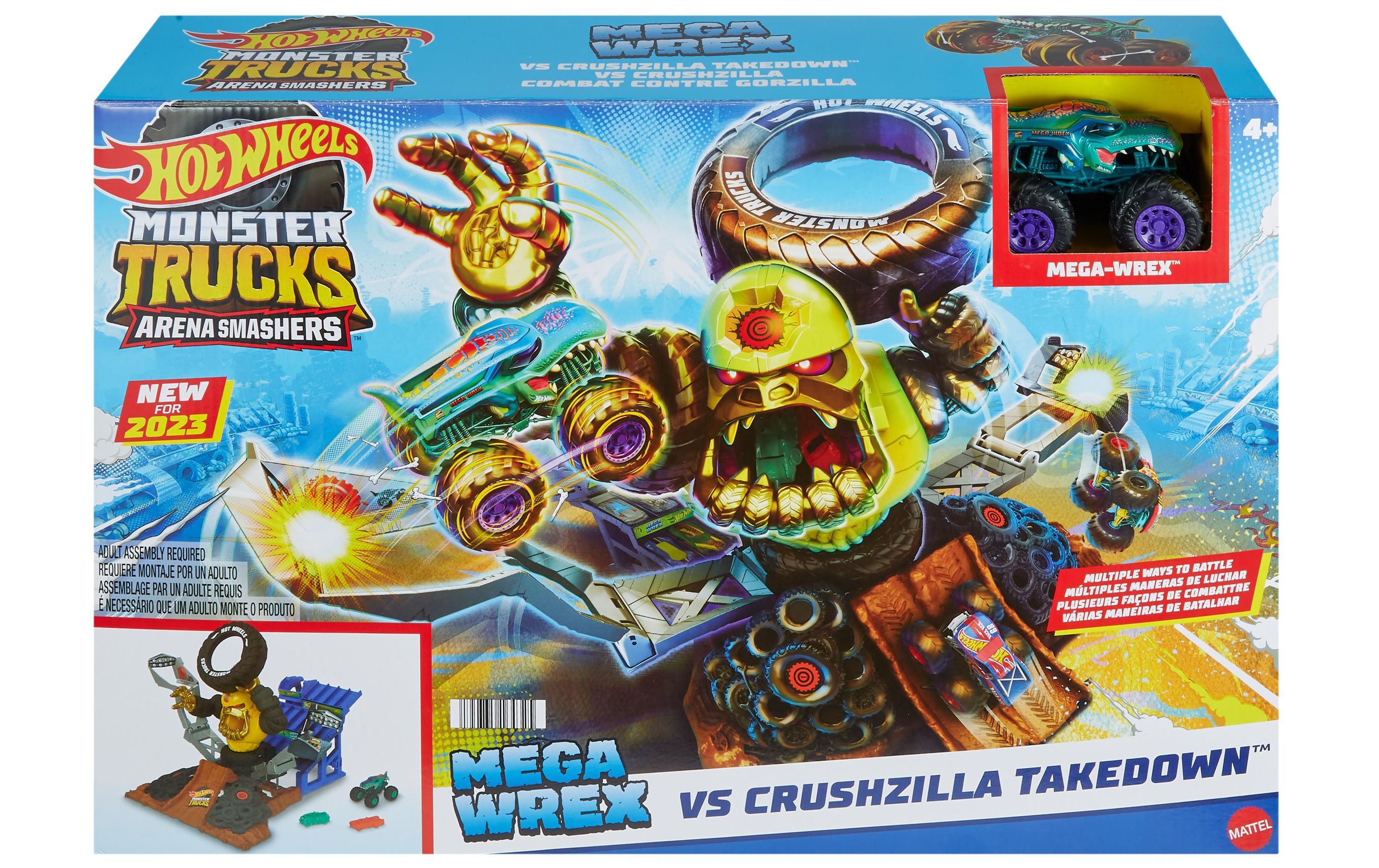 Hot Wheels Monster Trucks Arena Smashers: Mega Wrex v. Crushzilla