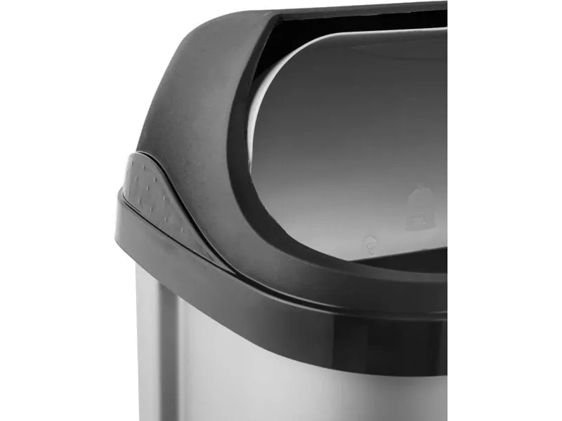 keeeper Abfalleimer Rasmus 50 l, Rolldeckel, light silver keeeper Abfalleimer Rasmus 50 l, Rolldeckel, light silver