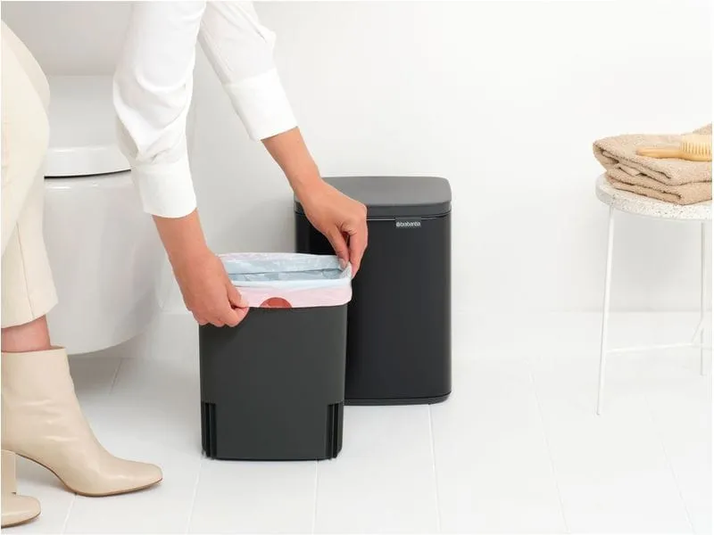 Brabantia Kosmetikeimer Bo Waste Bin 7 l, Schwarz matt