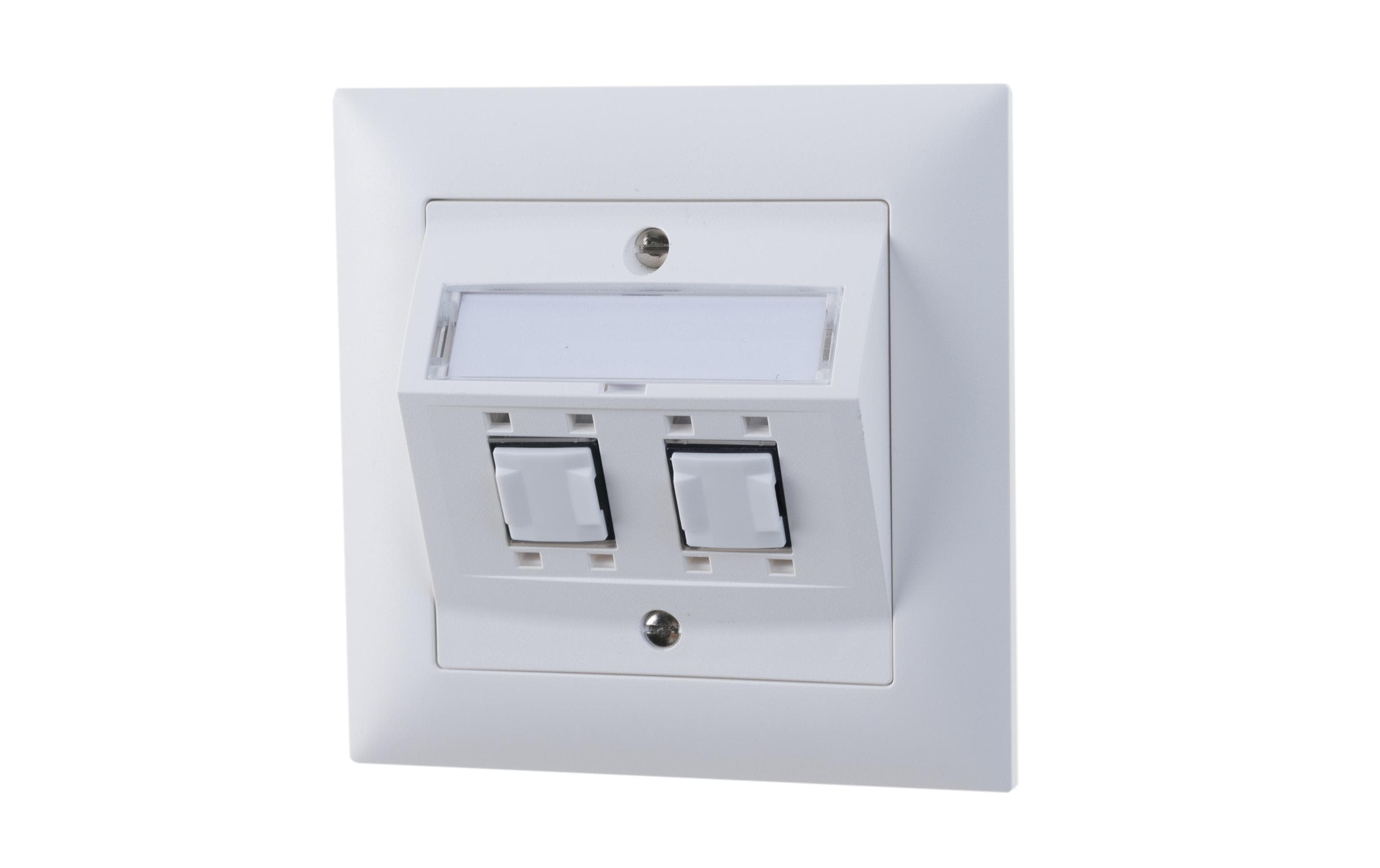 Feller EDIZIOdue Netzwerkdose UP 2x RJ45 Kat. 6A ungeschirmt Feller EDIZIOdue Netzwerkdose UP 2x RJ45 Kat. 6A ungeschirmt