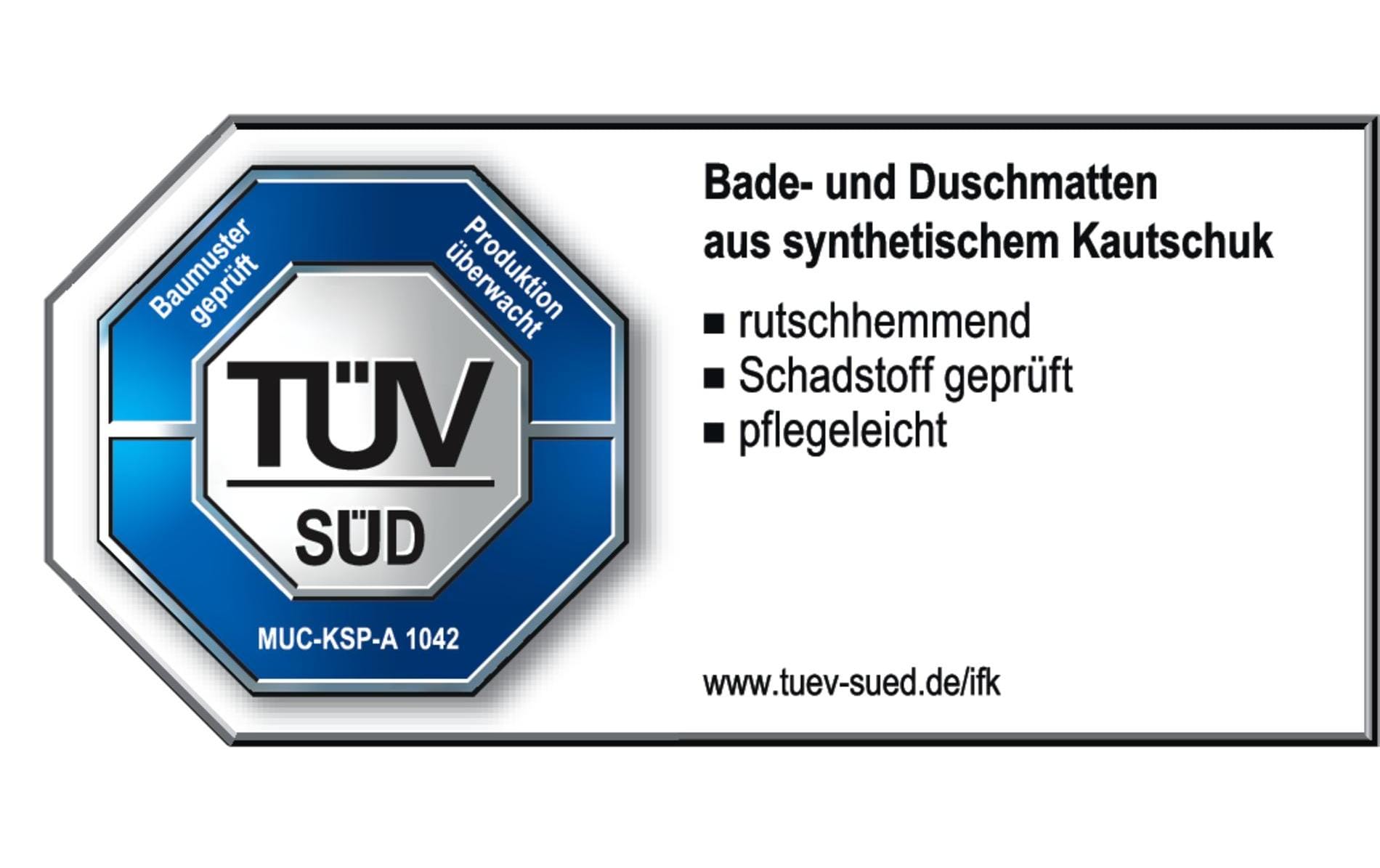 Ridder Duschwanneneinlage Tecno Ø 55 cm, Grau