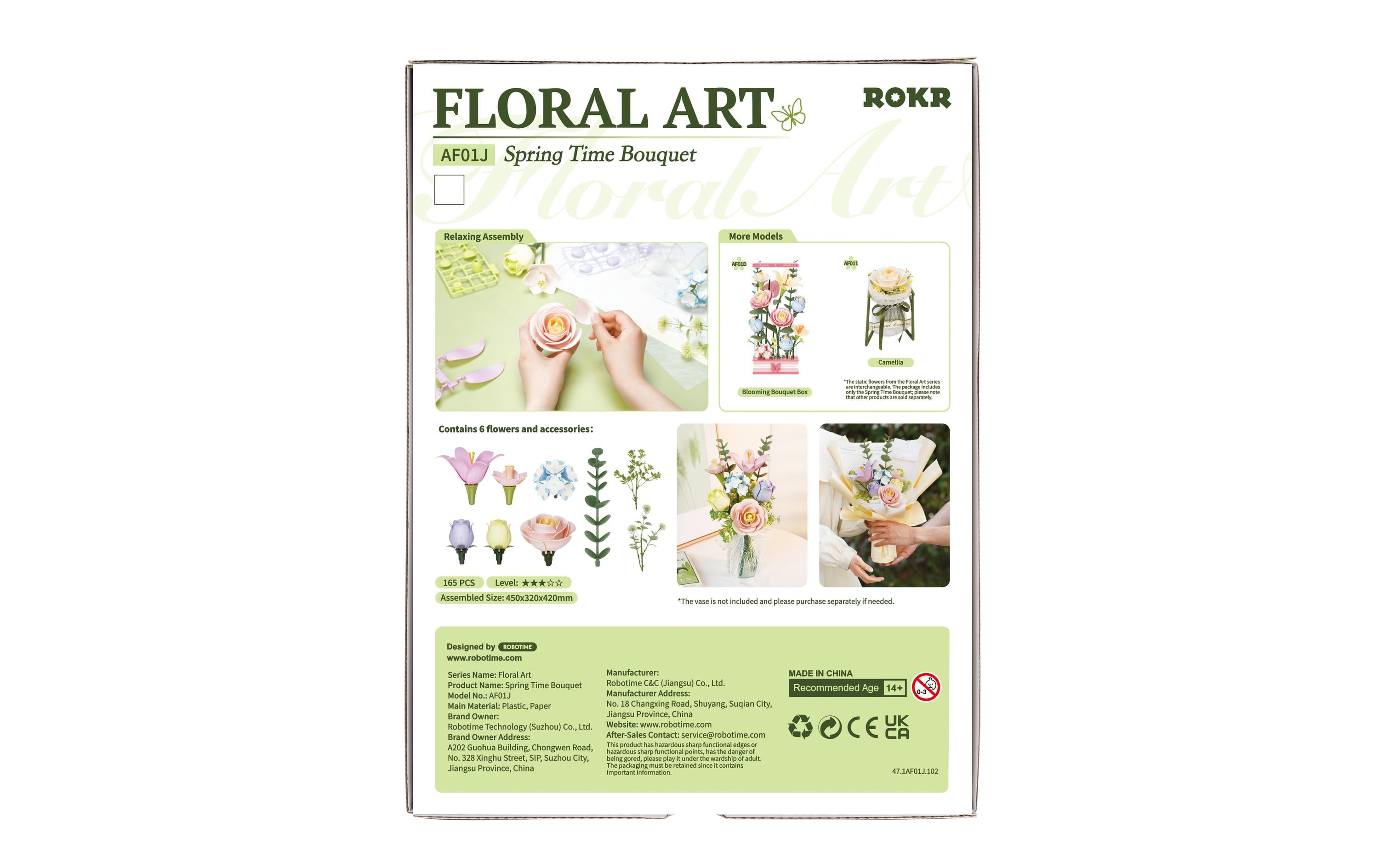 RoboTime Bausatz Spring Time Bouquet 165-teilig