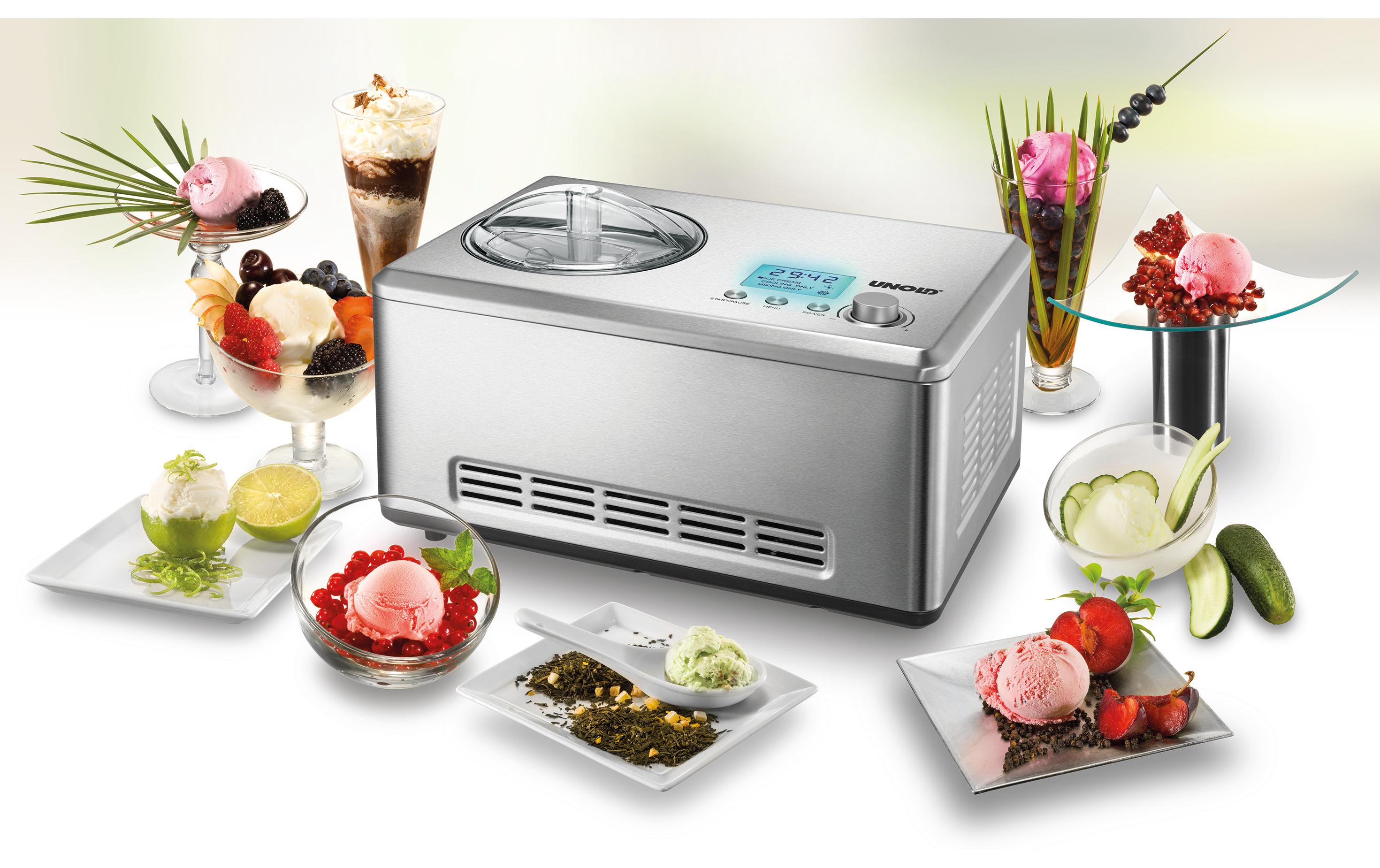 Unold Glacemaschine Nobile 2 l, Silber