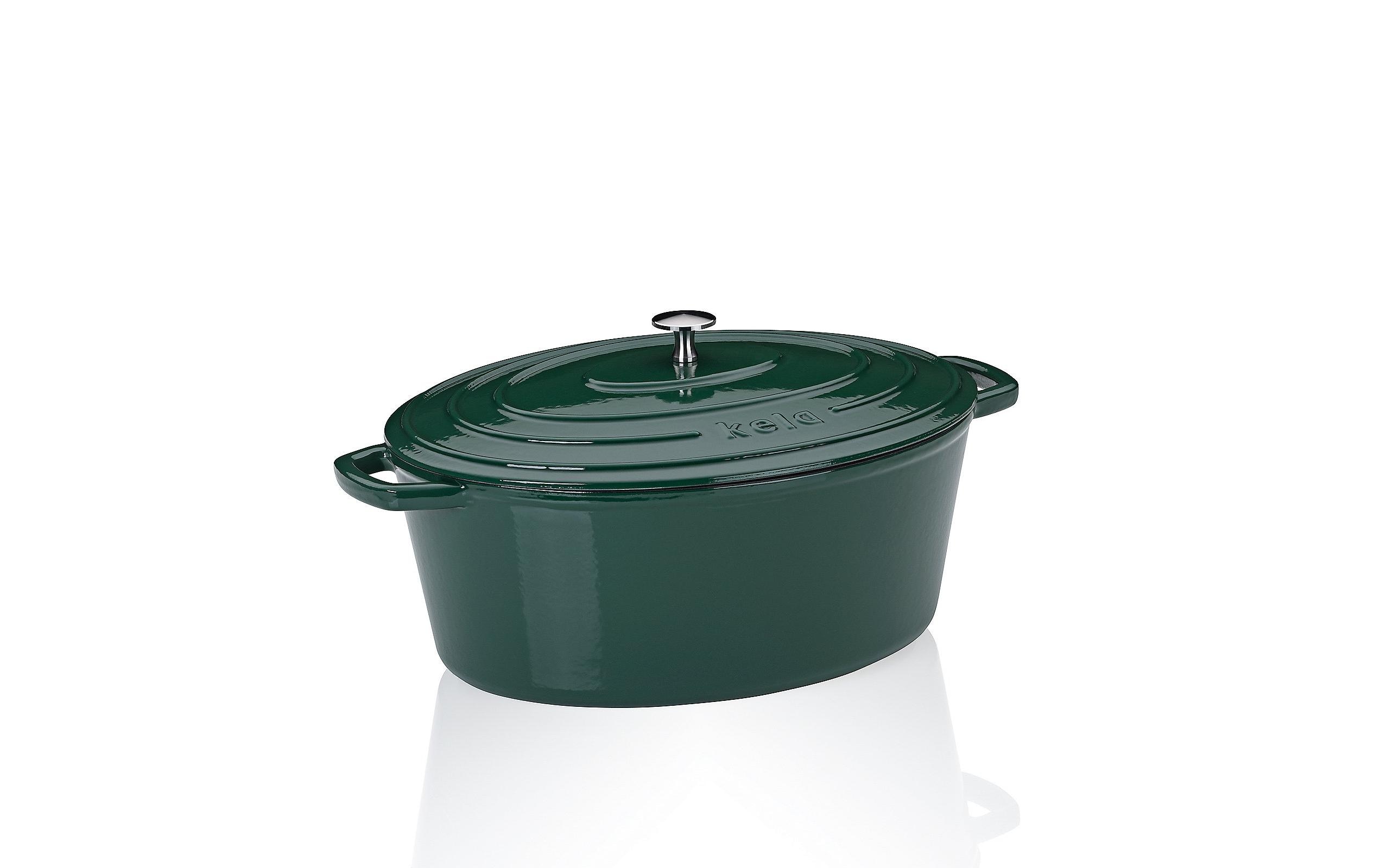 Kela Bräter Calido oval 36 cm, Grün