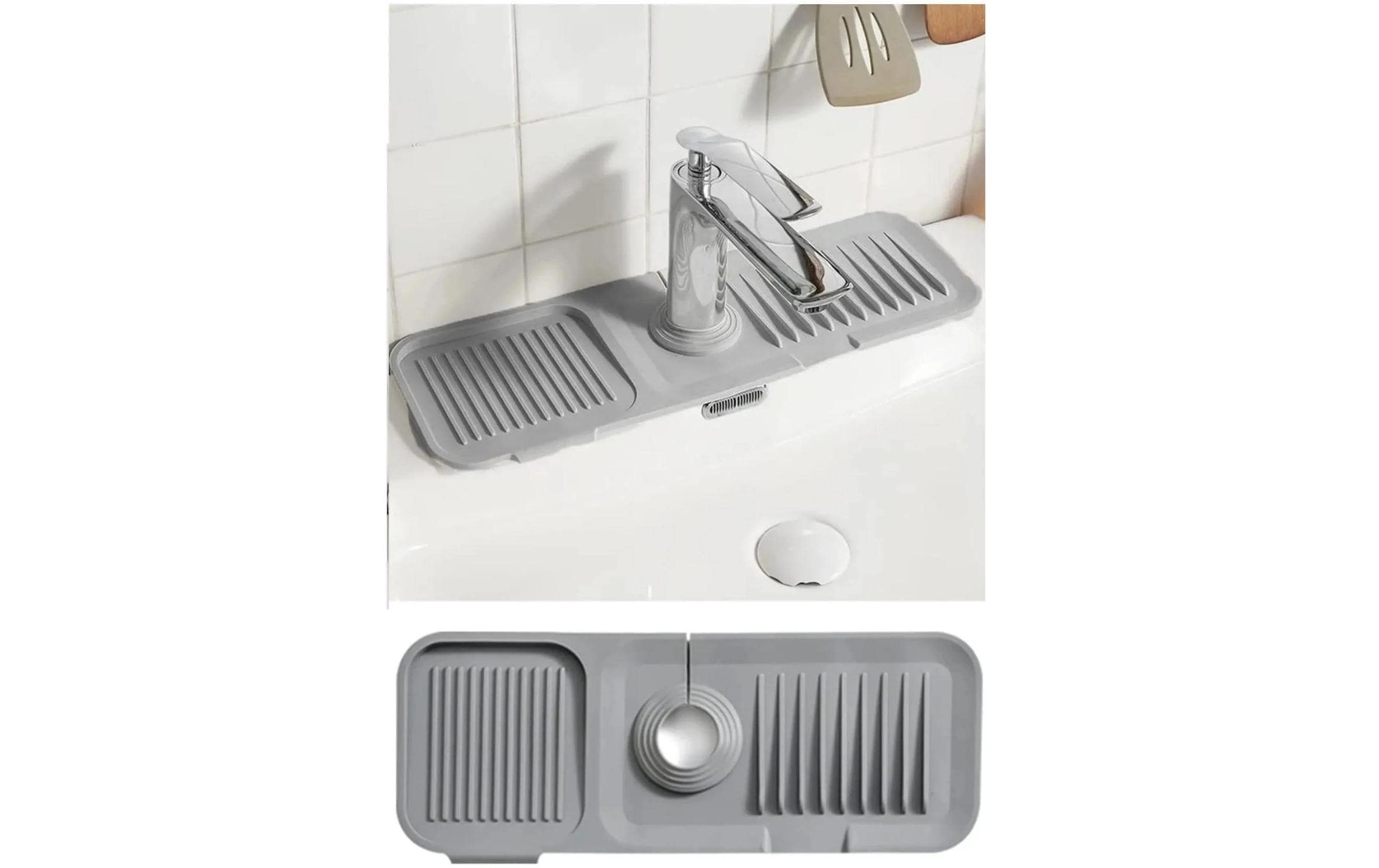 Hermia Spülbecken Spritzschutz Grey