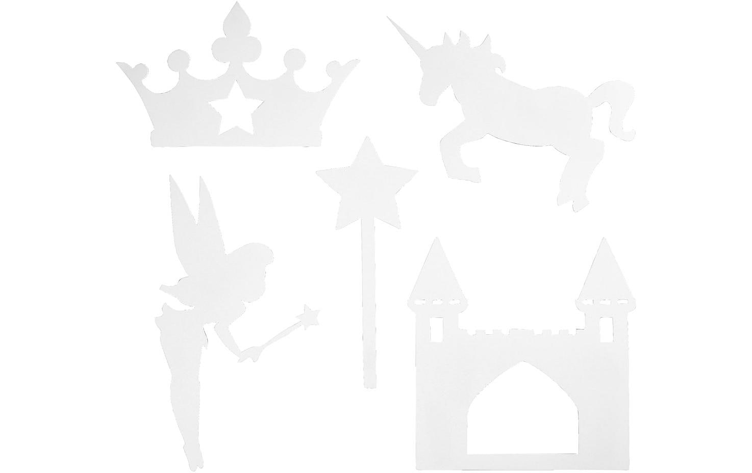 Creativ Company Bastelpapier Märchen 16 Stück, Weiss Creativ Company Bastelpapier Märchen 16 Stück, Weiss