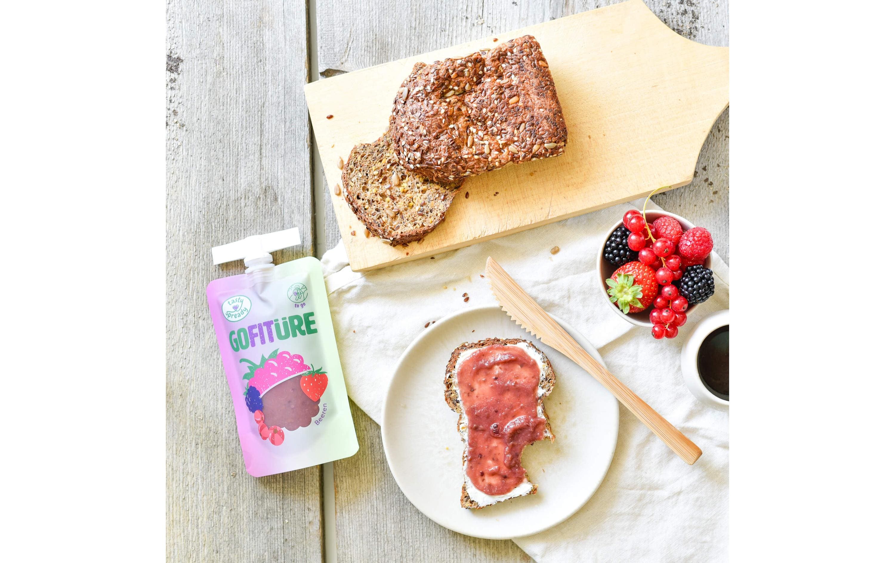 GOFITÜRE Bio Beeren die zuckerreduzierte Konfitüre Alternative