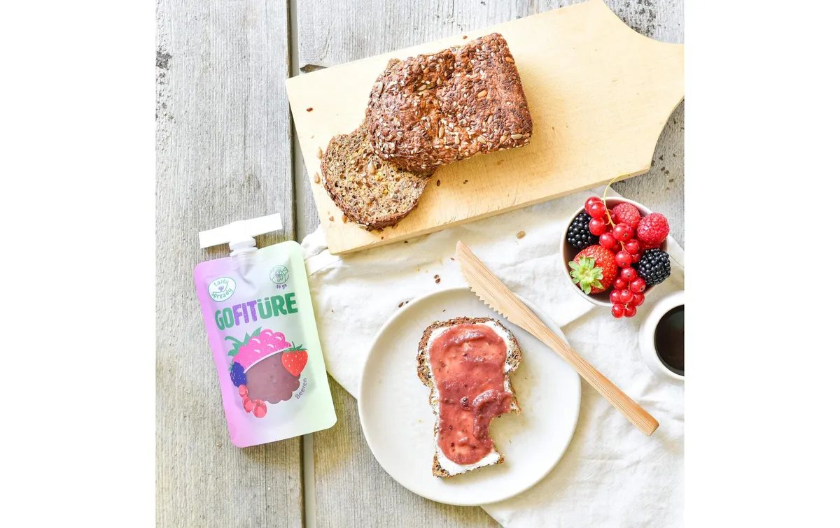 GOFITÜRE Bio Beeren die zuckerreduzierte Konfitüre Alternative