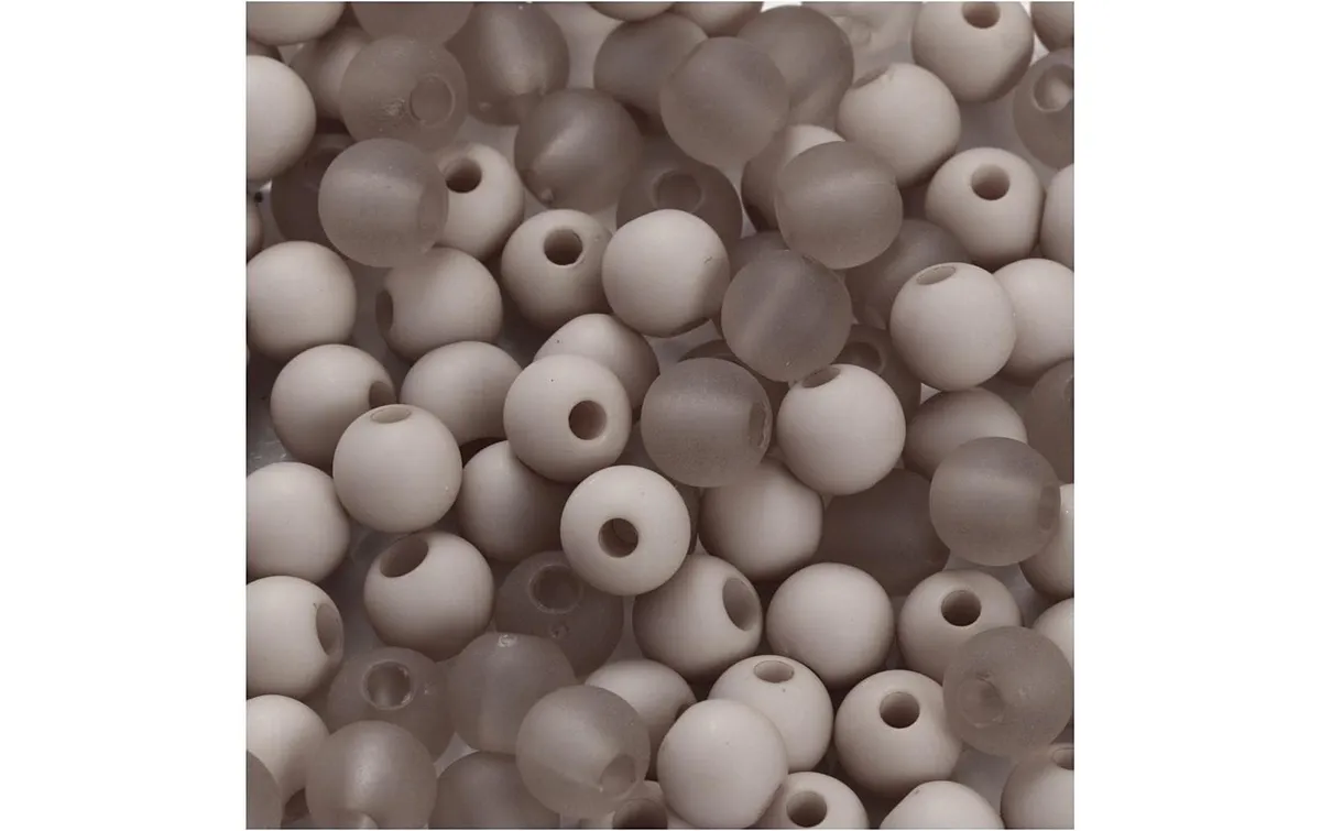 Creativ Company Kunststoffperlen 6 mm, Hellgrau, 150 Stk. Creativ Company Kunststoffperlen 6 mm, Hellgrau, 150 Stk.