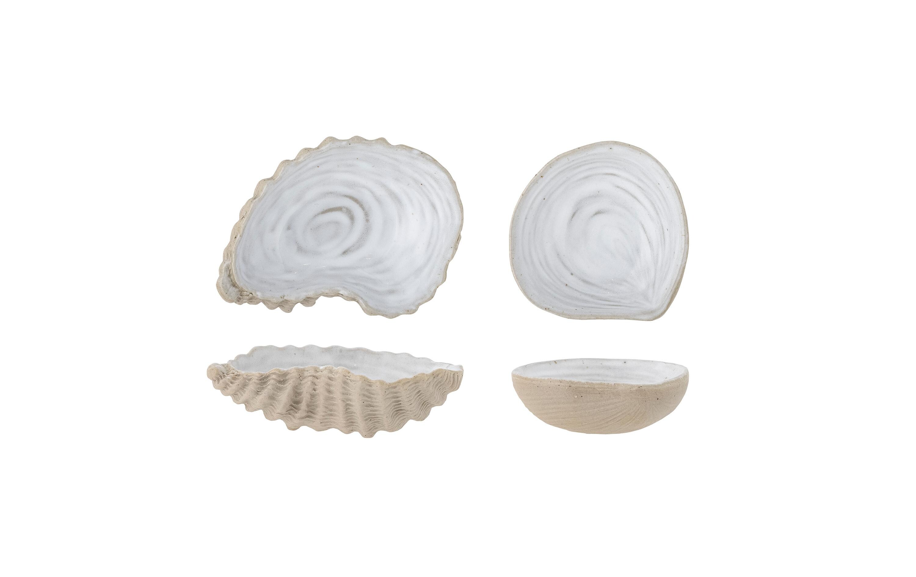 Bloomingville Dekoschale Bakur 2er Set, 7 cm/7.5 cm, Grau