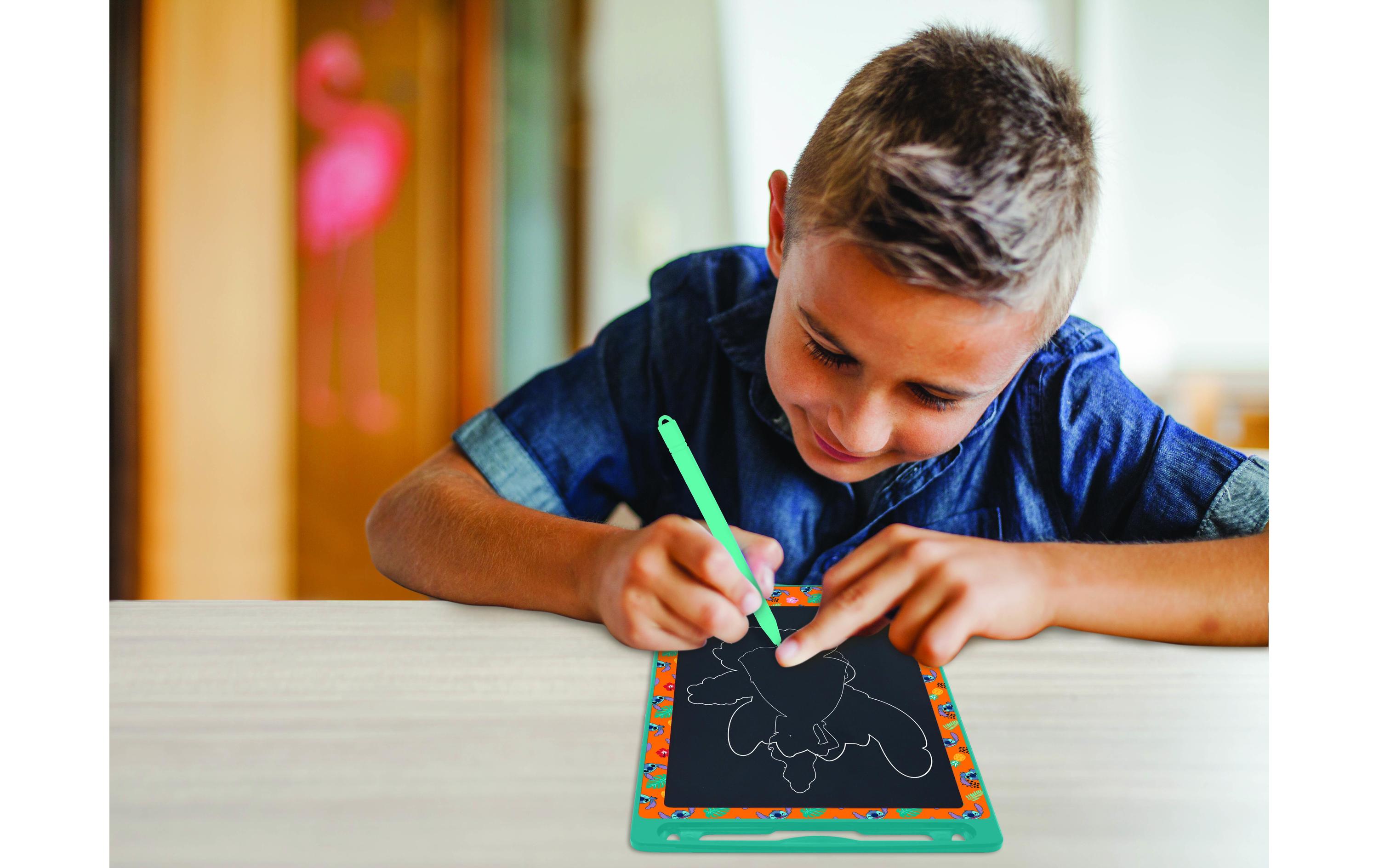 Lexibook Maltafel mit Stitch-Schablonen 28 cm