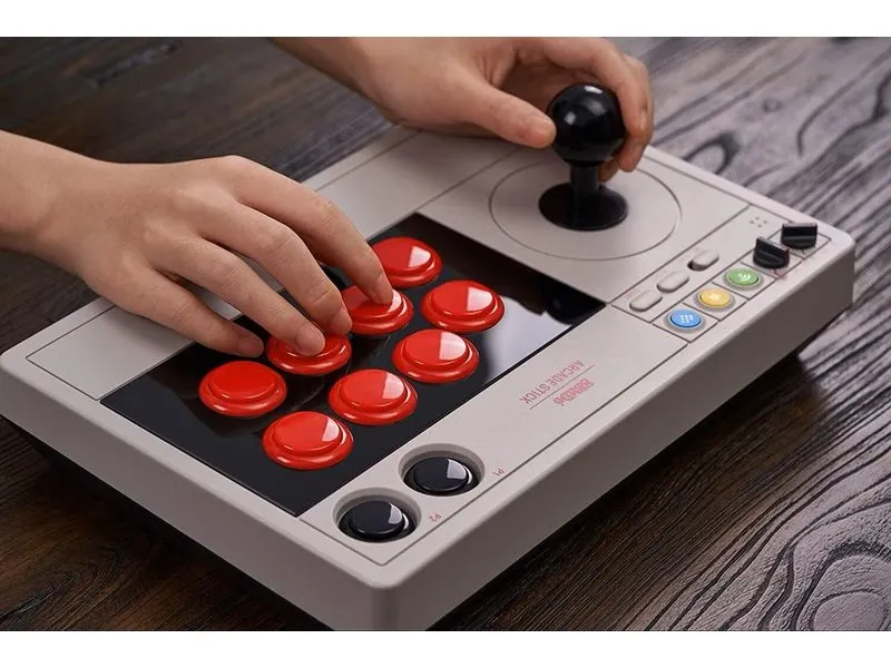 8bitdo Arcade Stick grau
