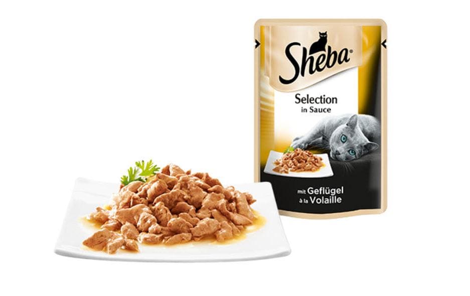 Sheba Nassfutter Sélection in Sauce Geflügel Variation 40 x 85 g