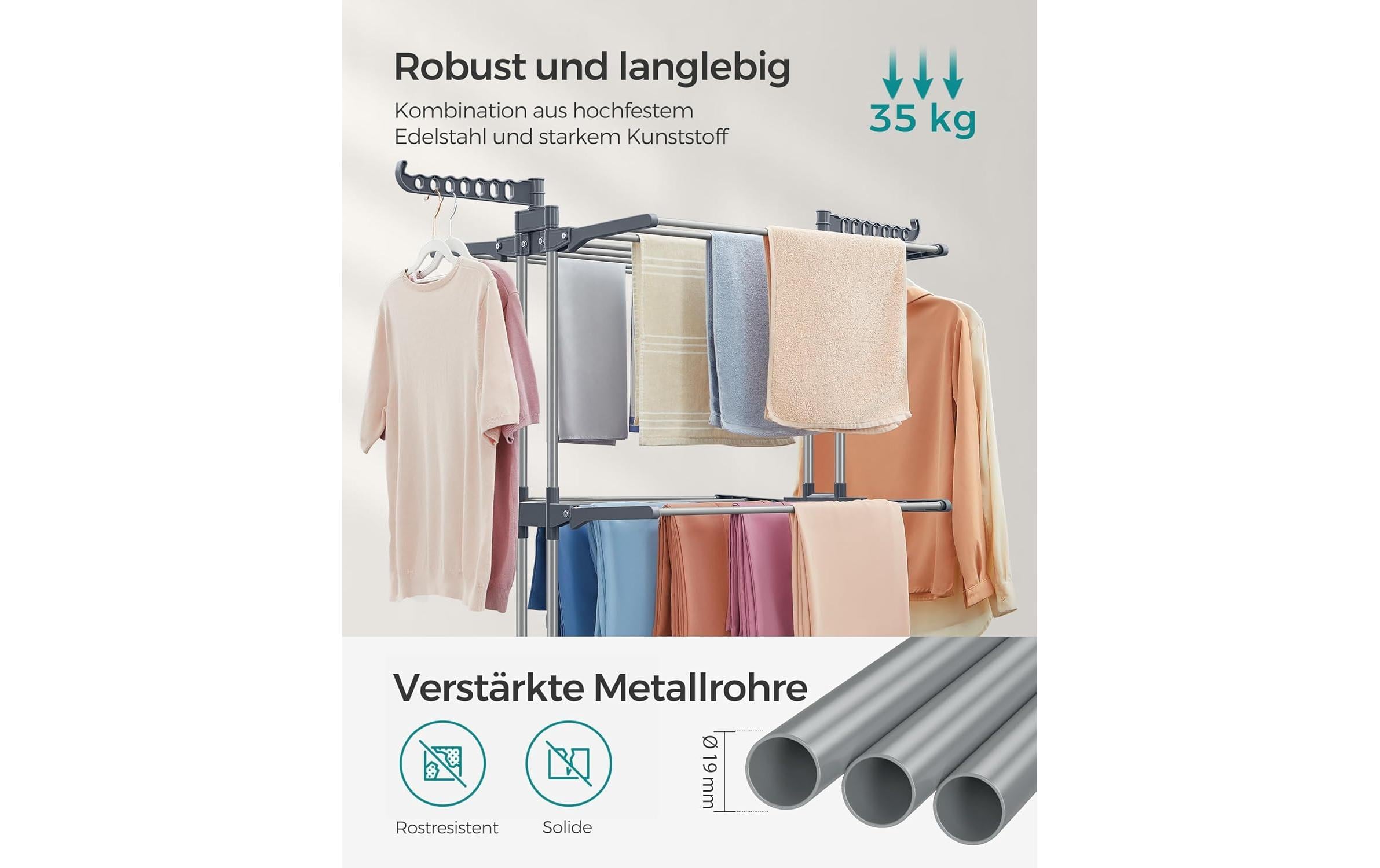 Songmics Turmtrockner 126.6 x 64.2 x 169.2 cm