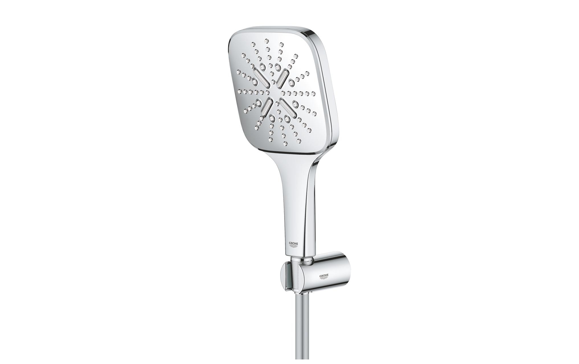 GROHE Duschbrausen-Set Rainshower SmartActive 130 Cube Chrom GROHE Duschbrausen-Set Rainshower SmartActive 130 Cube Chrom