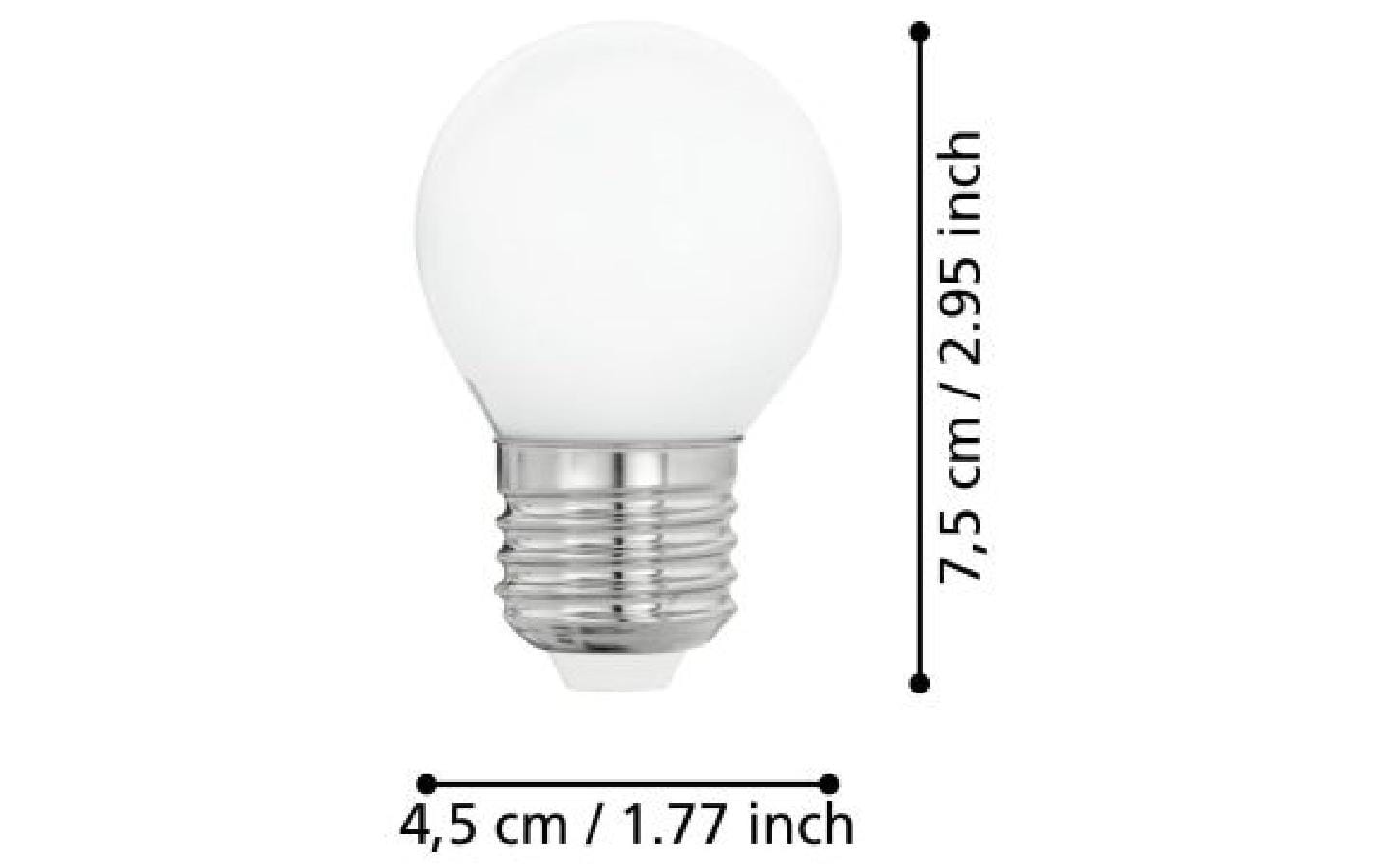 EGLO Leuchten Lampe 4 W E27 Warmweiss