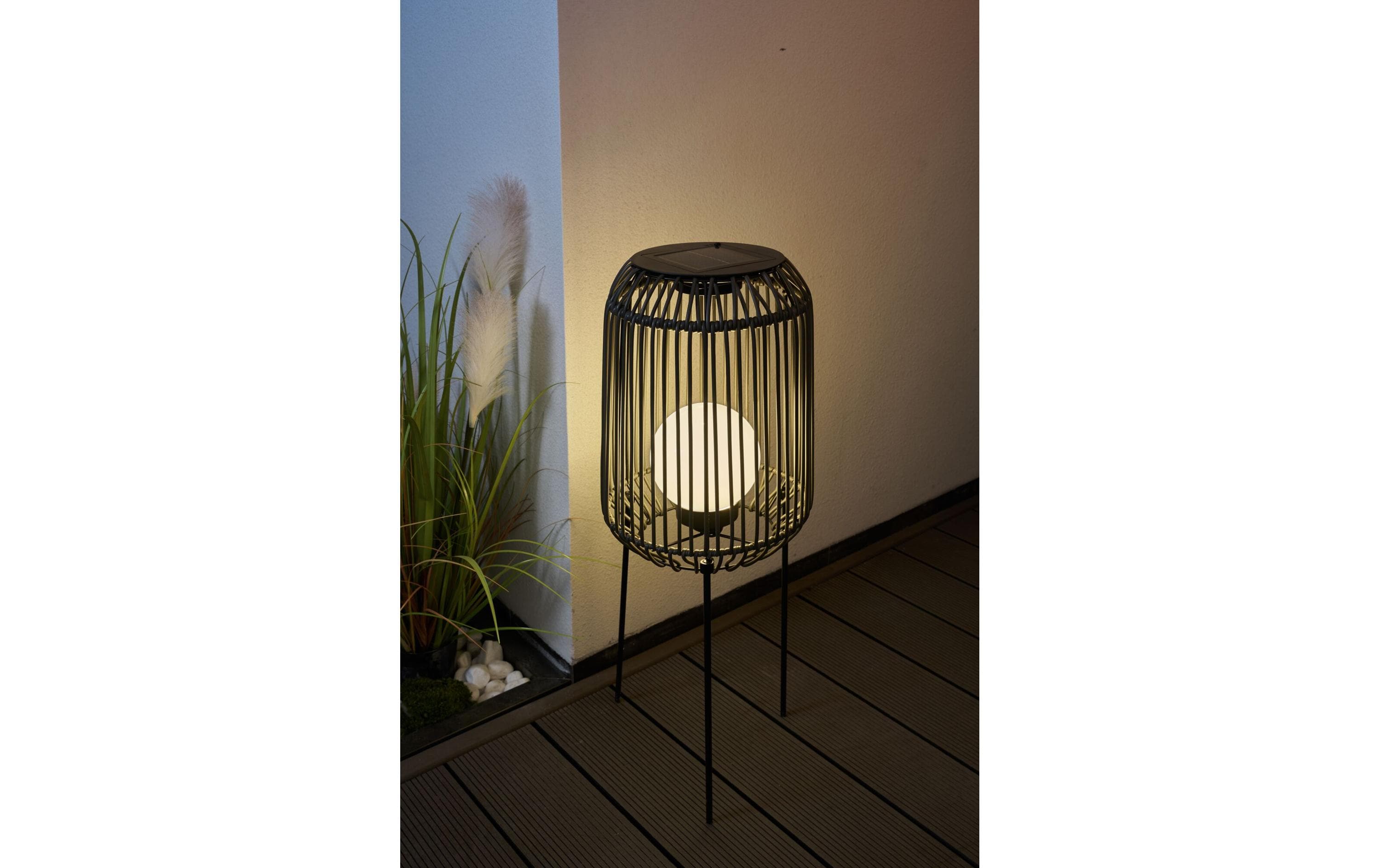 Pauleen Stehleuchte Solar Sunshine Coziness, Schwarz / Grau