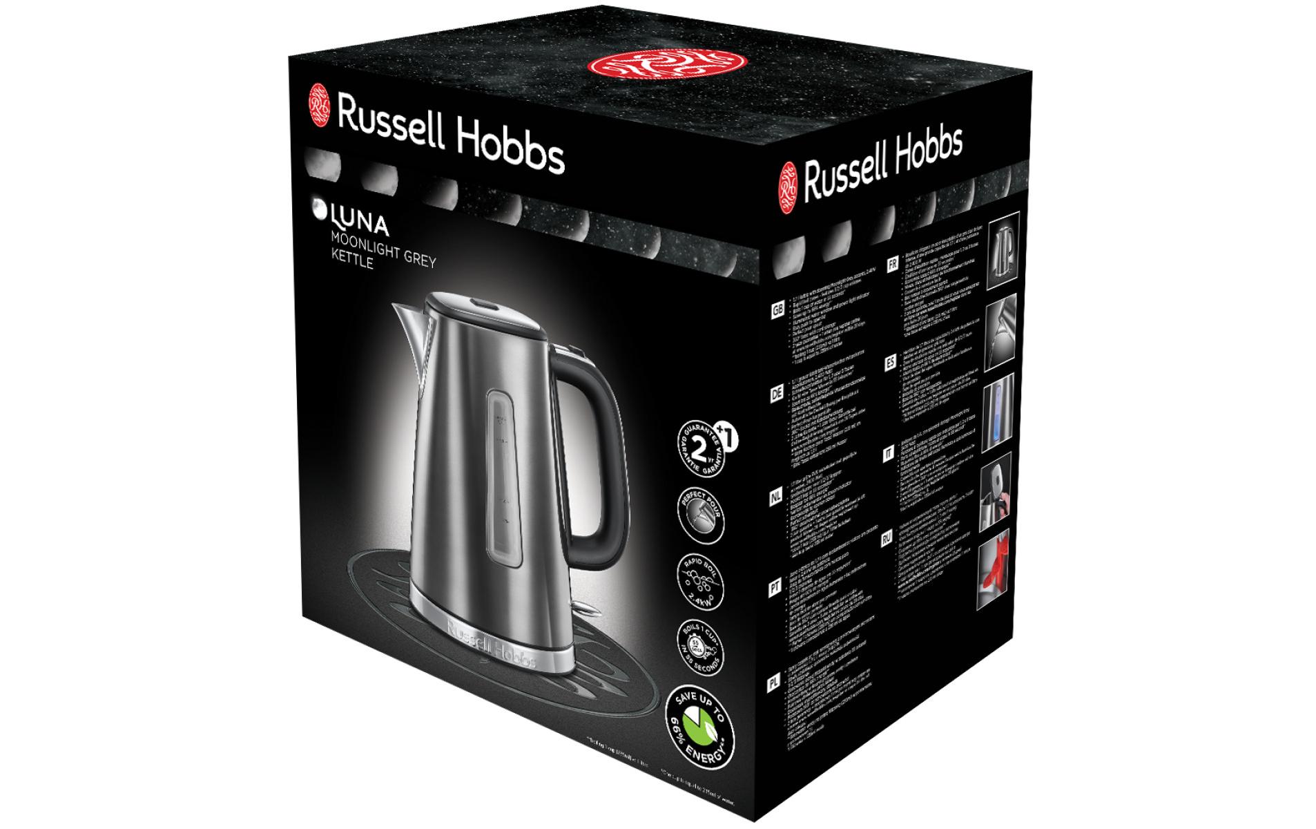 Russell Hobbs Wasserkocher Luna Moonlight Grey