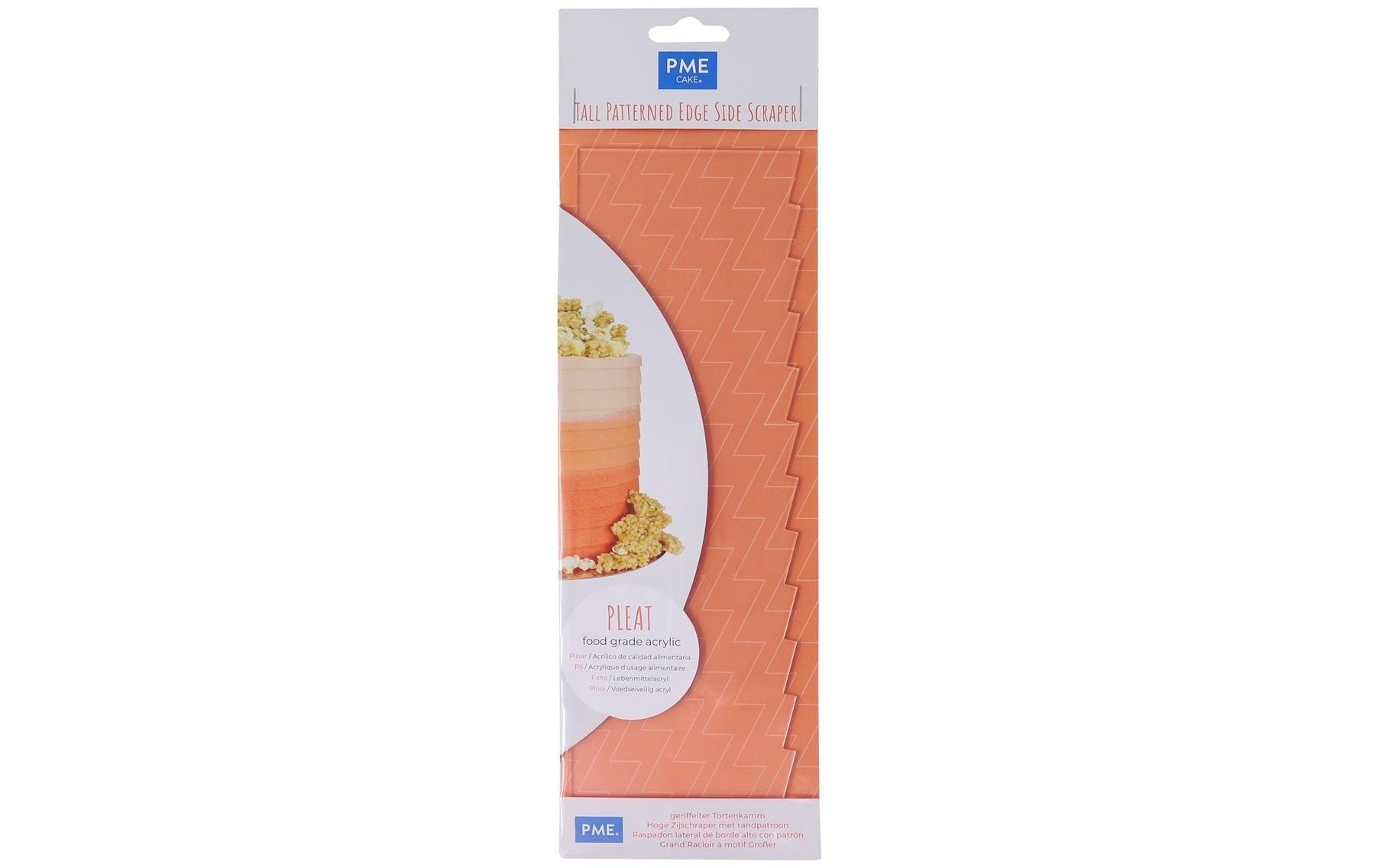 PME Streichpalette Falten 25.5 cm, Orange