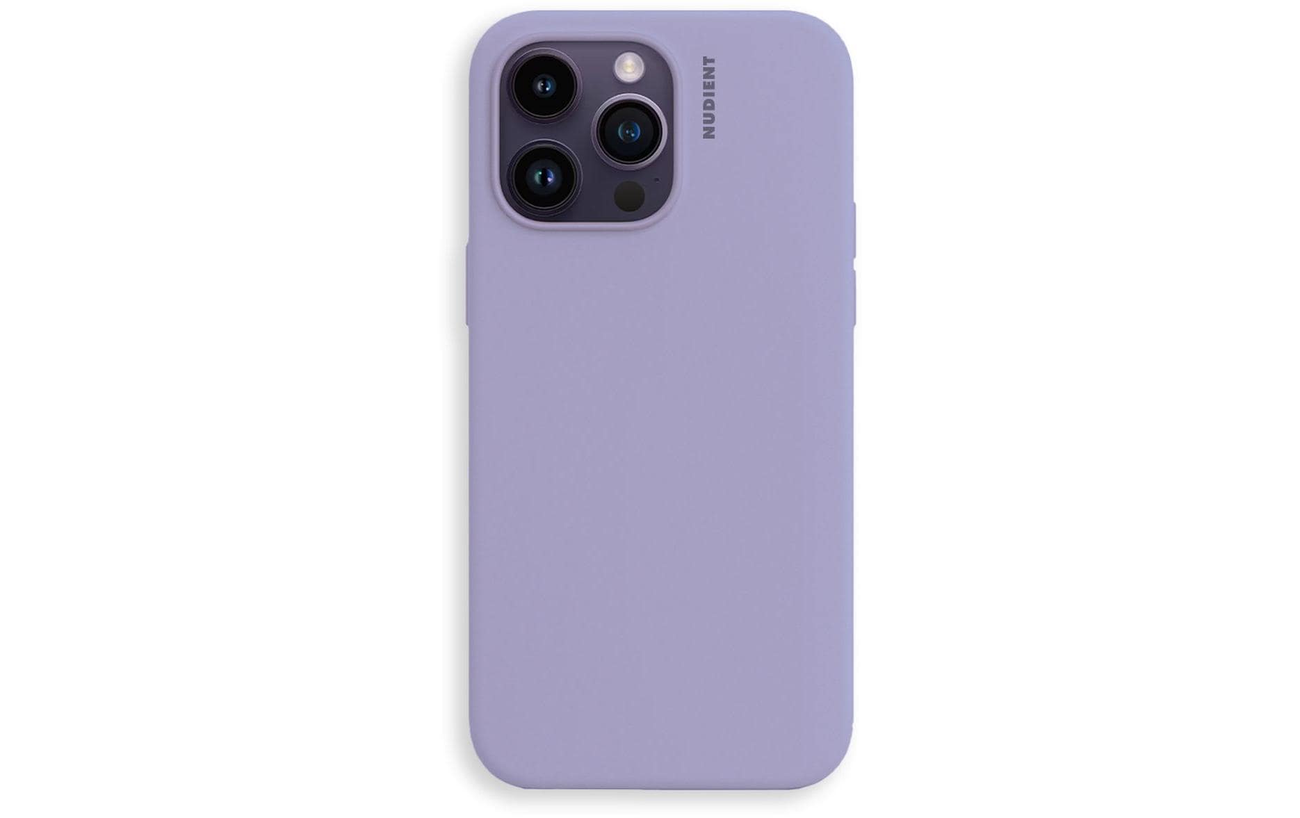 Nudient Back Cover Base Case 14 Pro Max Soft Purple